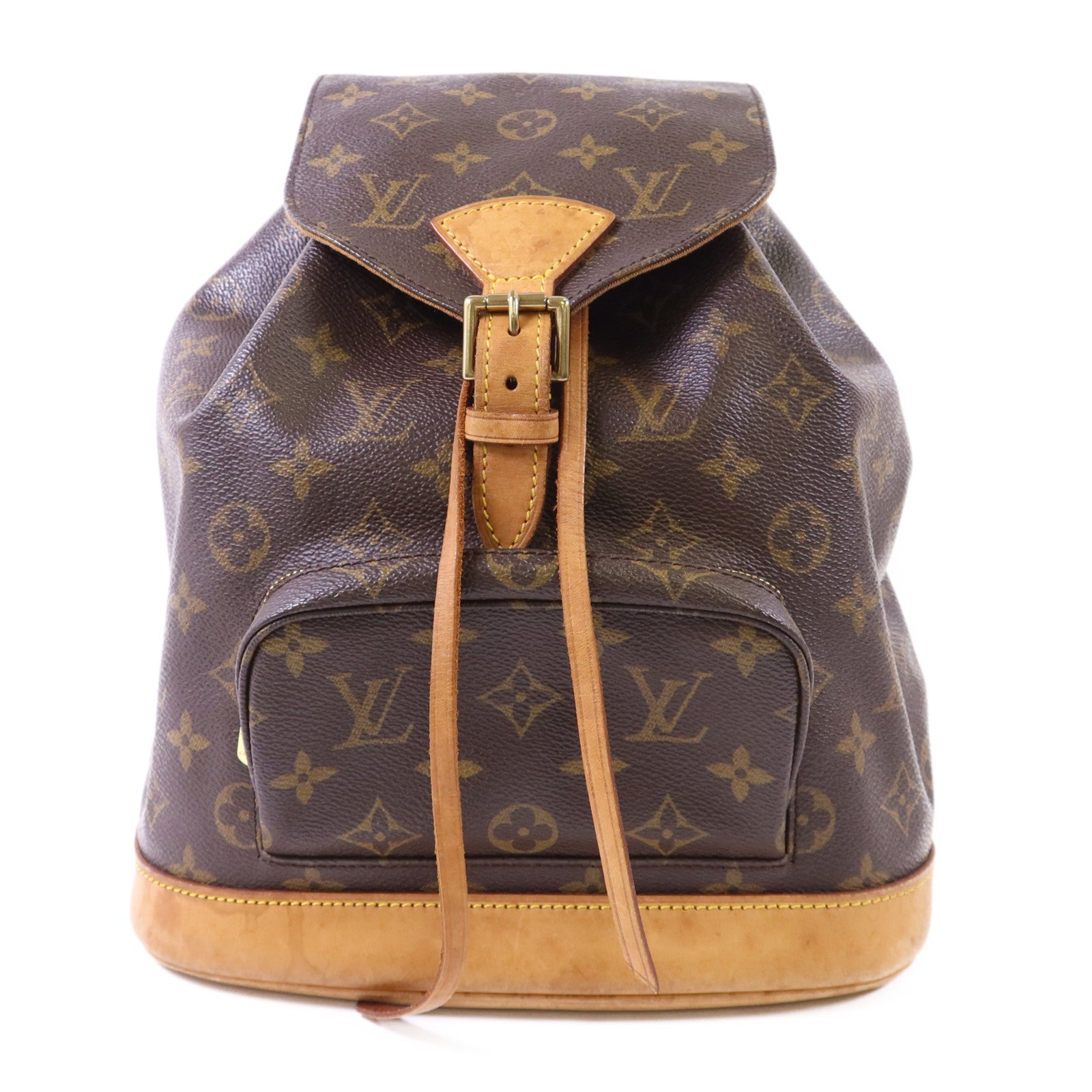 LOUIS VUITTON 【激減優惠】Monogram Montsouris MM Backpack金扣背包