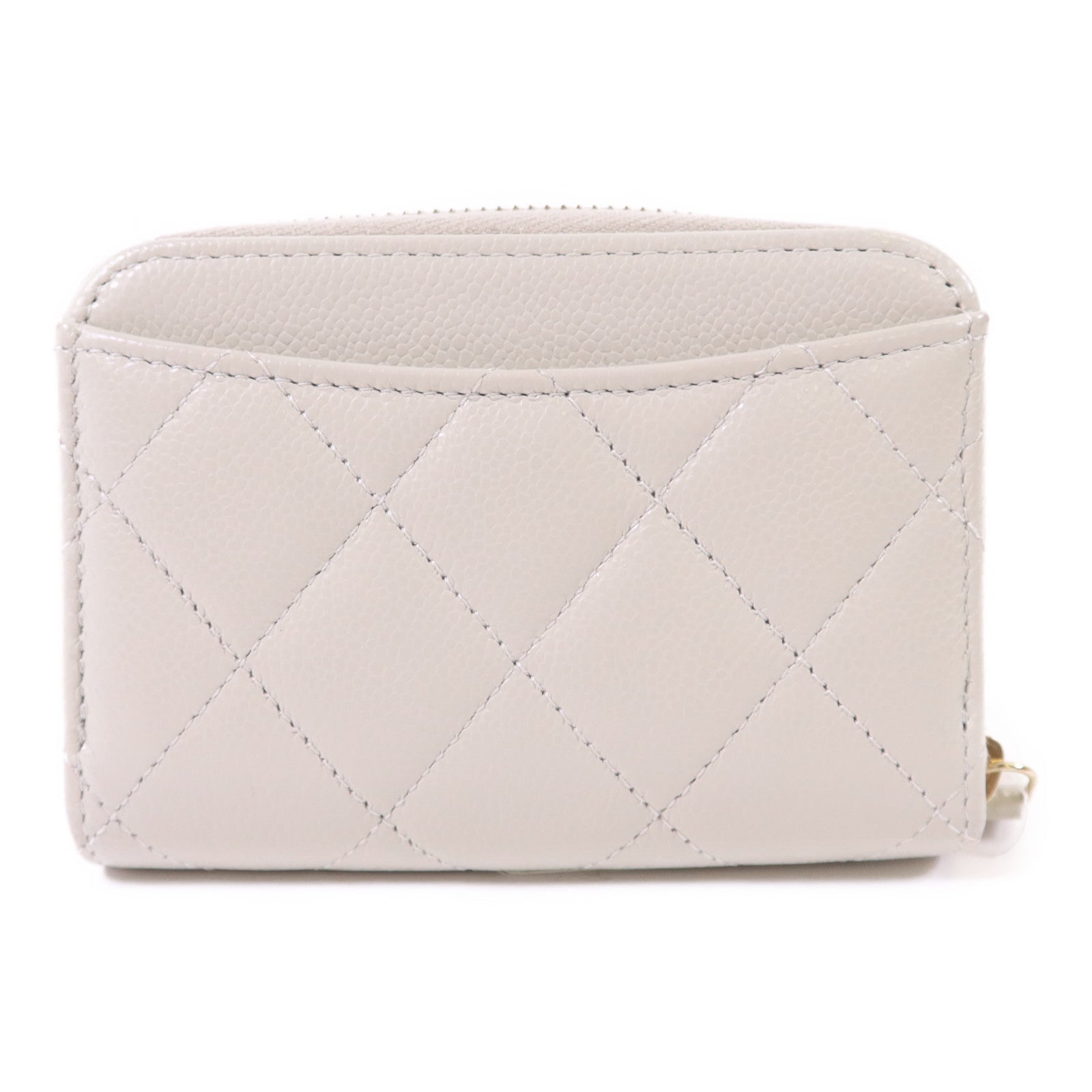 CHANEL 牛皮皮革Coin Case金扣零錢包