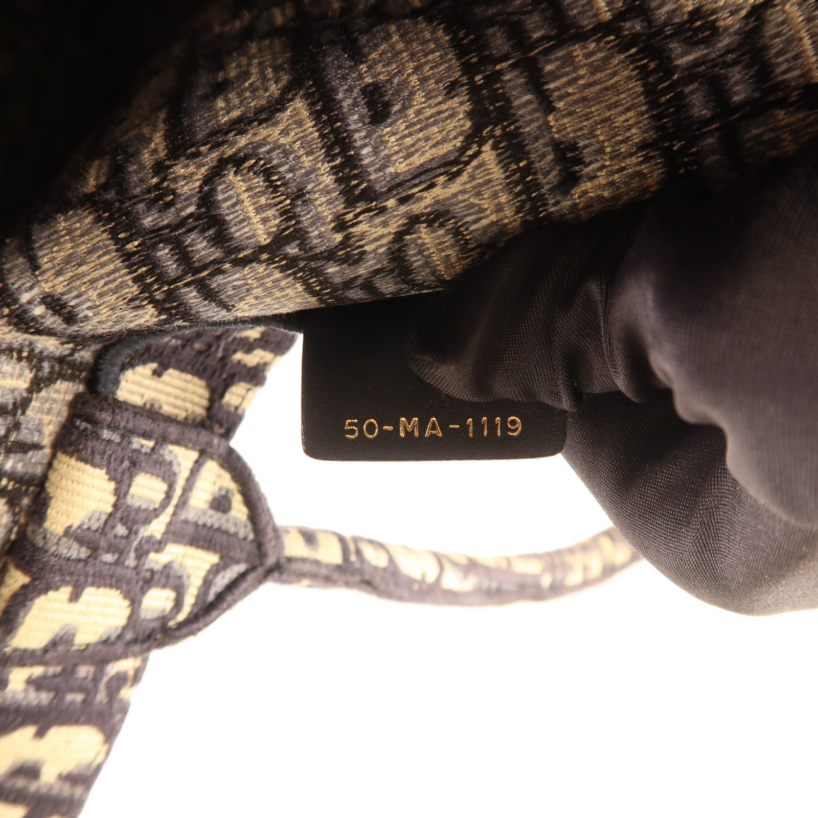 Dior CD Book Tote Shoulder Bag M1286 Canvas Blue Beige