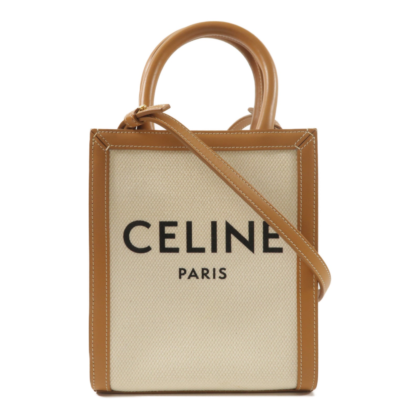 CELINE 帆布Mini Vertical Cabas手挽袋