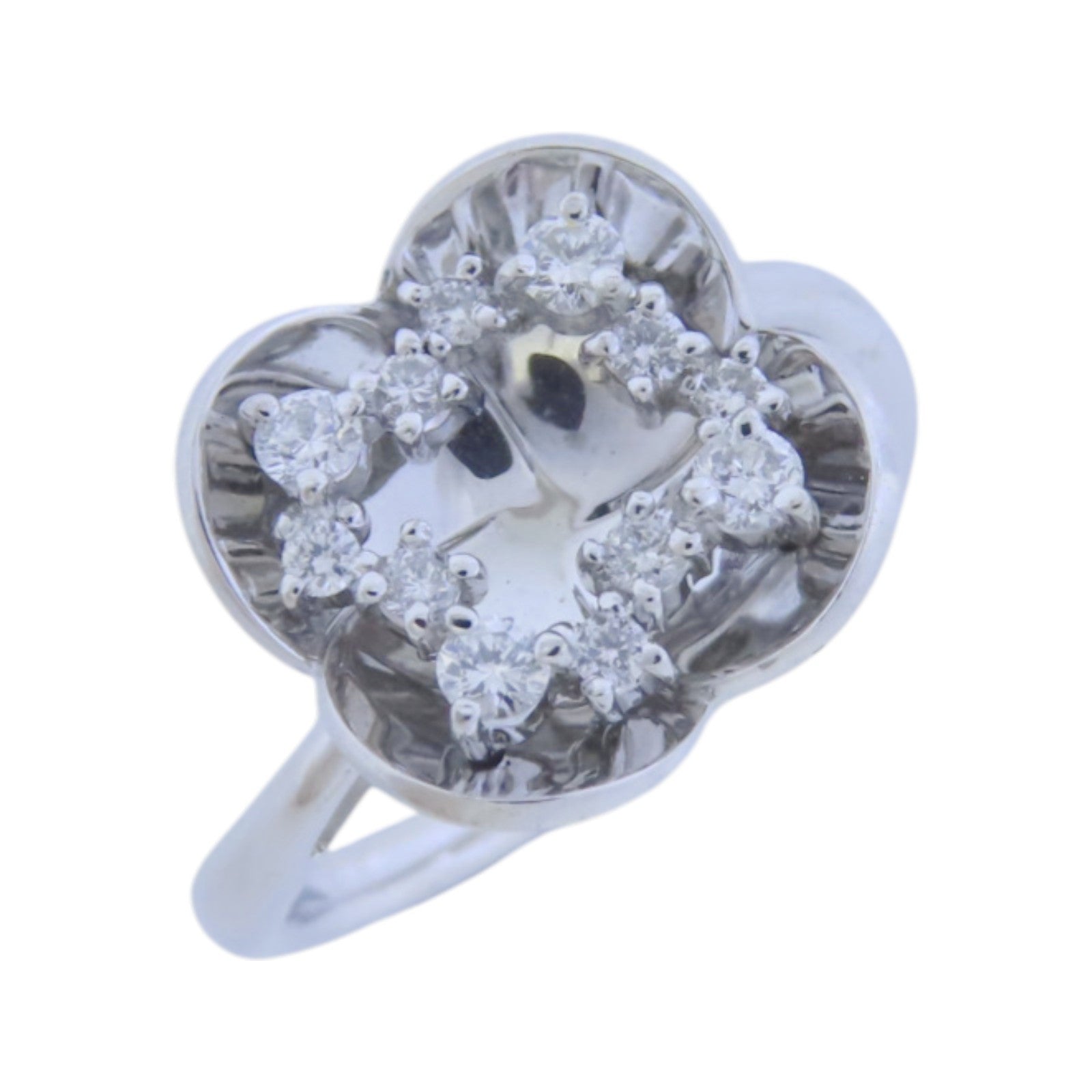 JEWELRY 【激減優惠】18K白金Diamond Ring鑽石戒指US#6.25