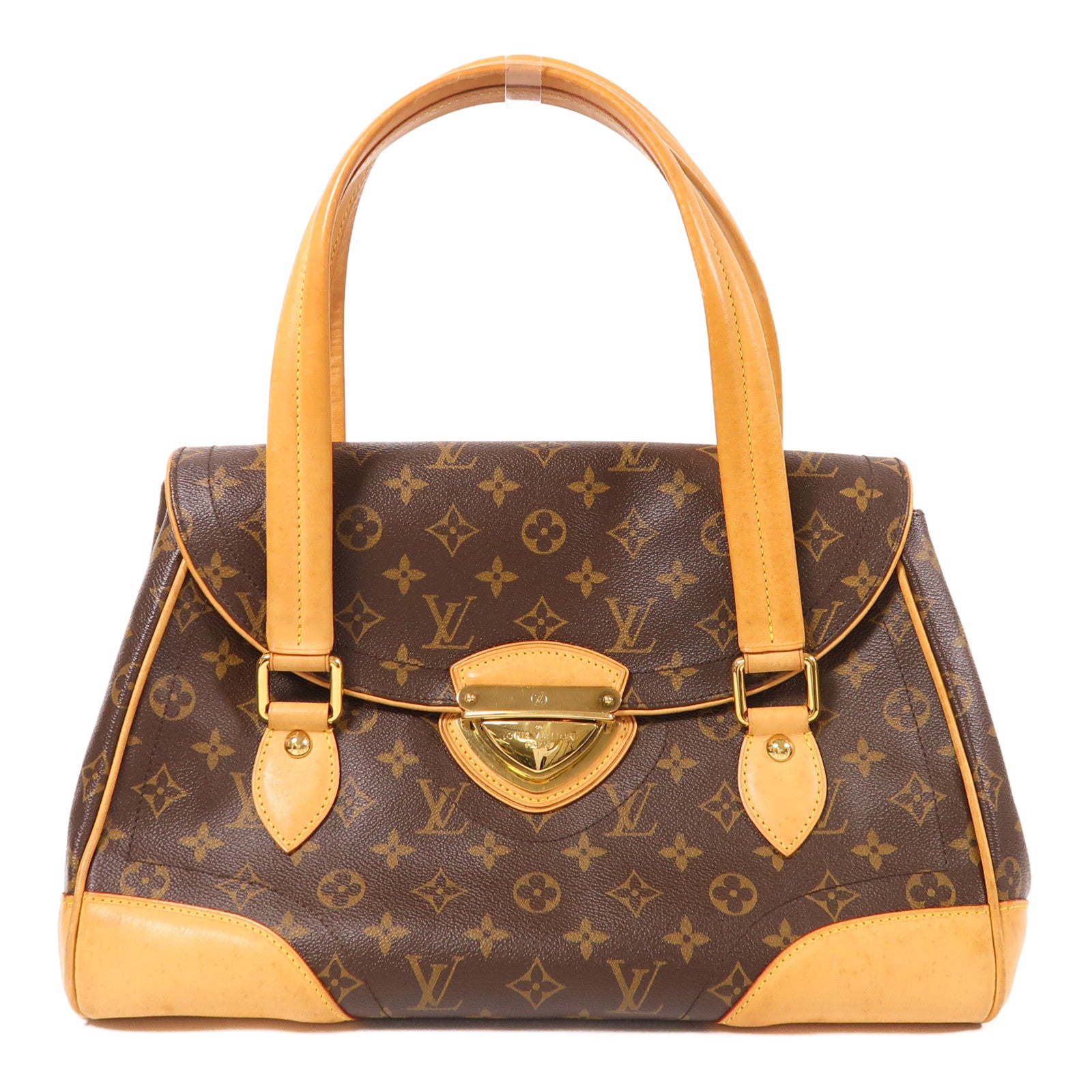 LOUIS VUITTON LV GHW Beverly GM Shoulder Bag Handbag M40120 Monogram Brown