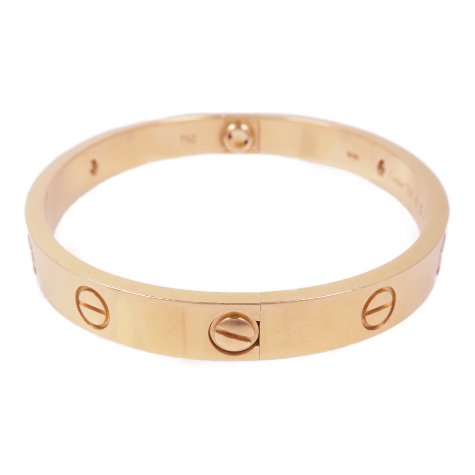 CARTIER 18K黃金Love Bracelet鑽石手鐲Cartier#16