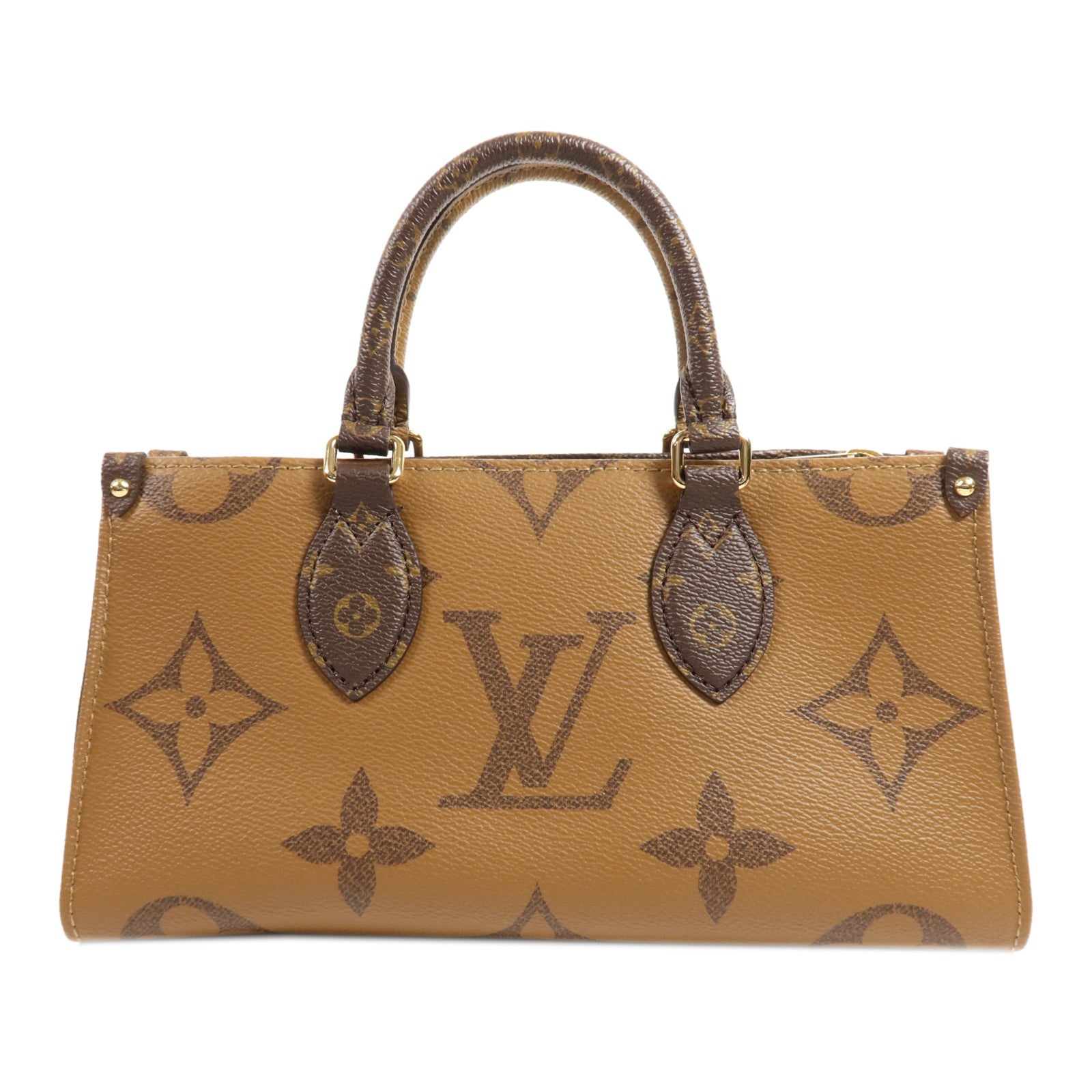 LOUIS VUITTON Monogram Giant Reverse On The Go East West金扣手挽肩背兩用袋