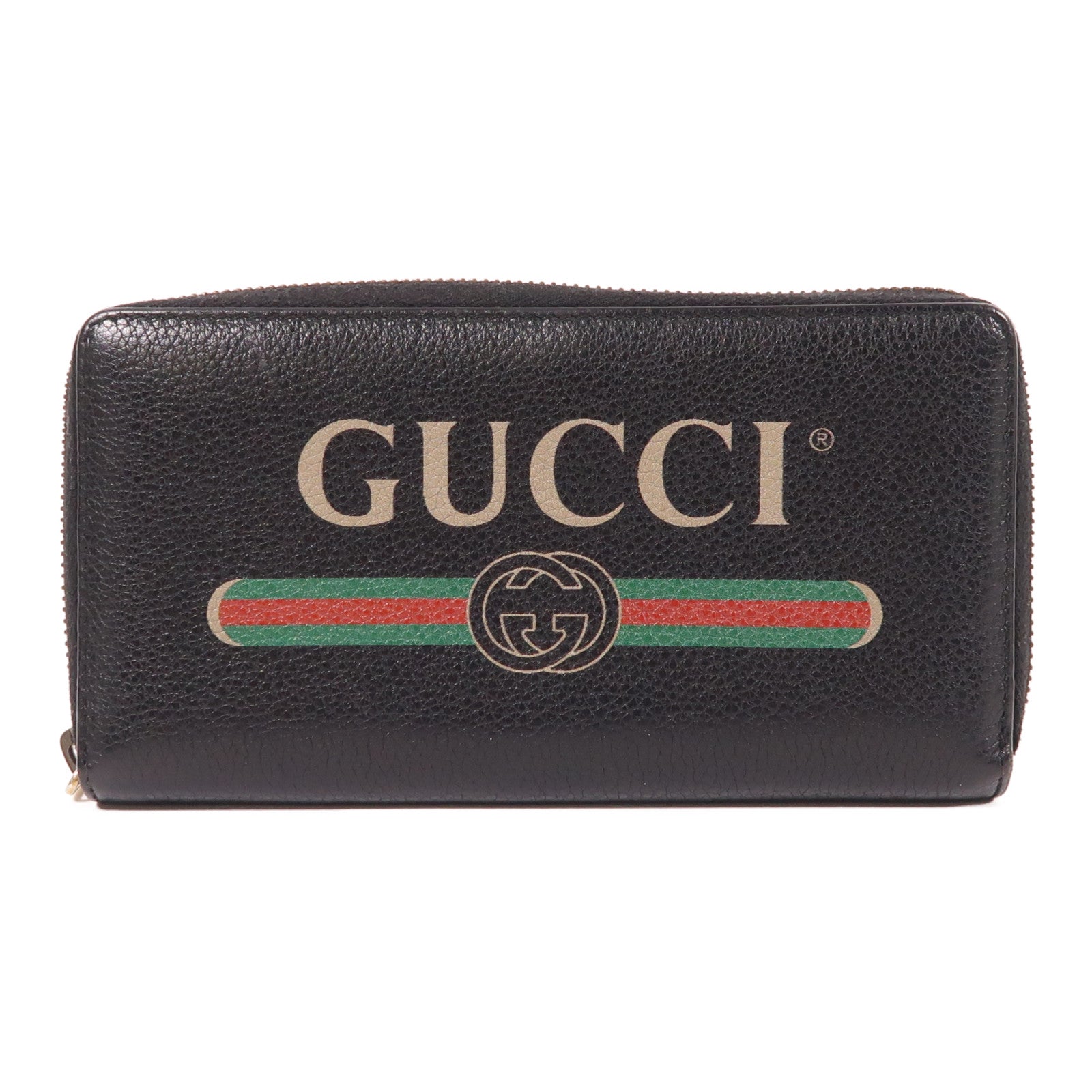 GUCCI 【激減優惠】牛皮皮革Long Wallet金扣長錢包