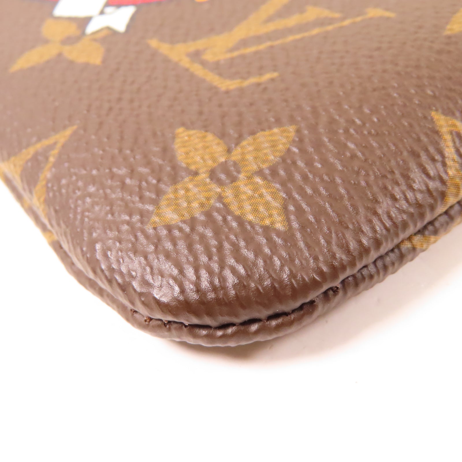 LOUIS VUITTON 【激減優惠】Monogram Patches City Clutch金扣手拿包啡色