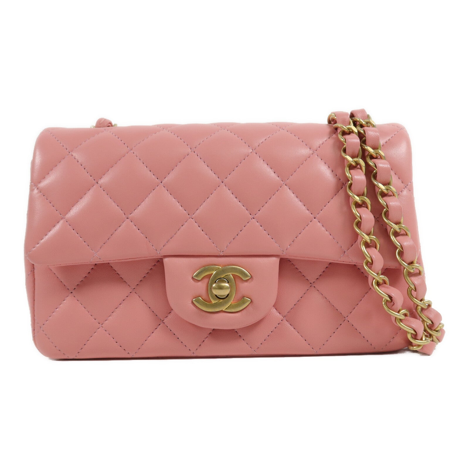 CHANEL 羊皮皮革Classic 20鏈帶肩背袋