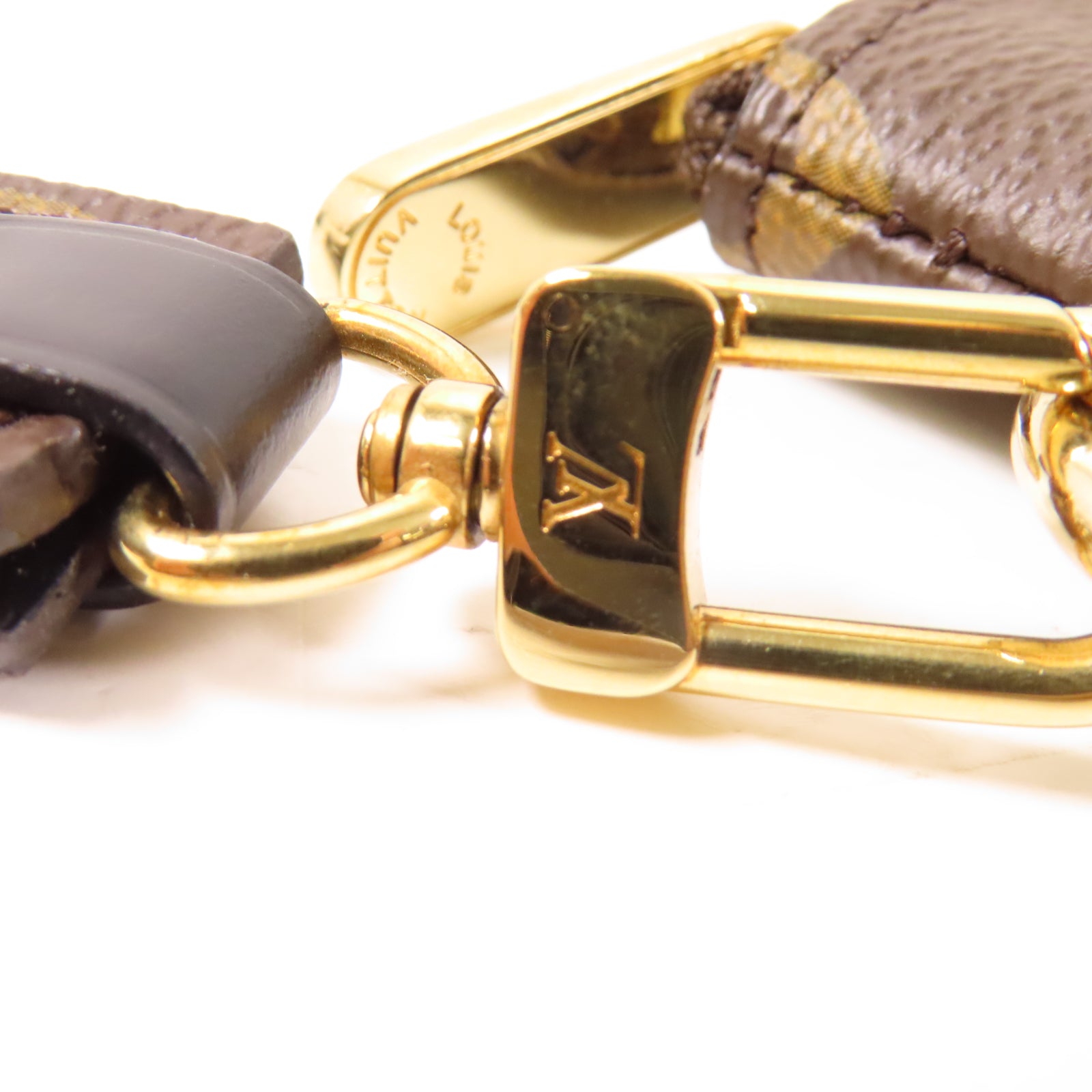 LOUIS VUITTON 【激減優惠】Monogram Patches City Clutch金扣手拿包啡色