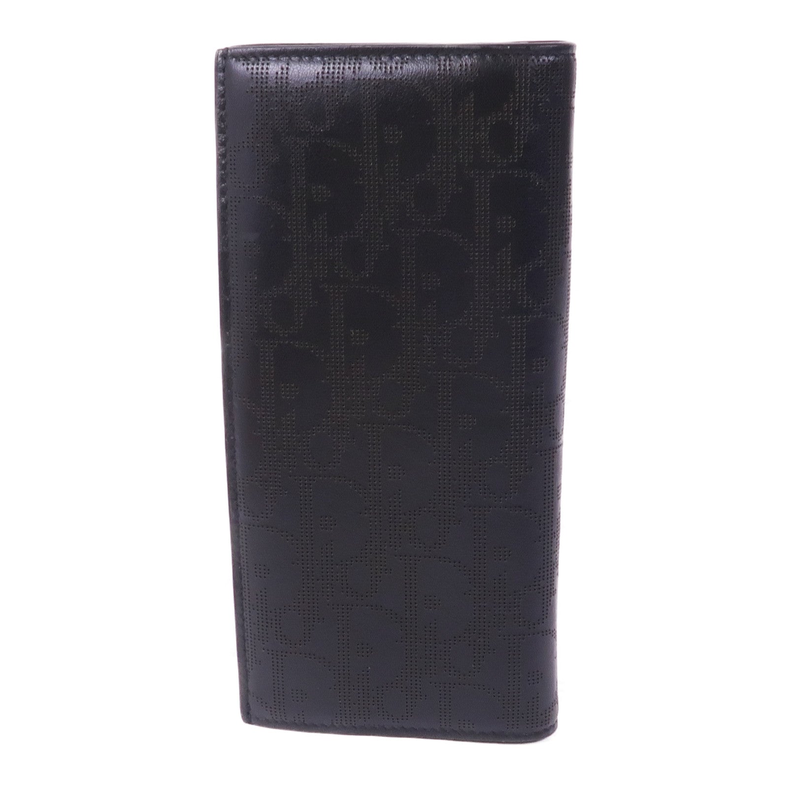 Dior 牛皮皮革Long Wallet銀扣長錢包