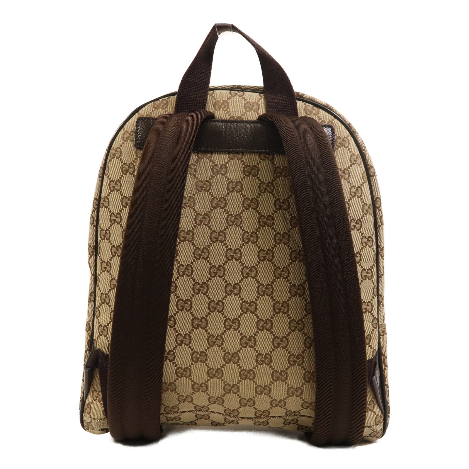 GUCCI 帆布Backpack銀扣背包