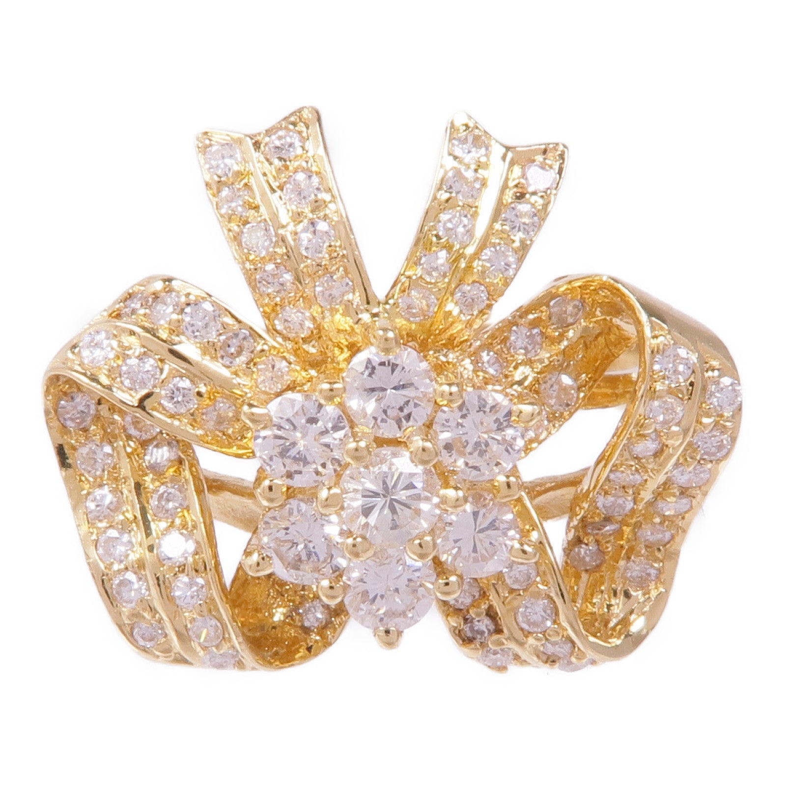 JEWELRY 18K黃金Diamond Ring鑽石戒指US#7.25