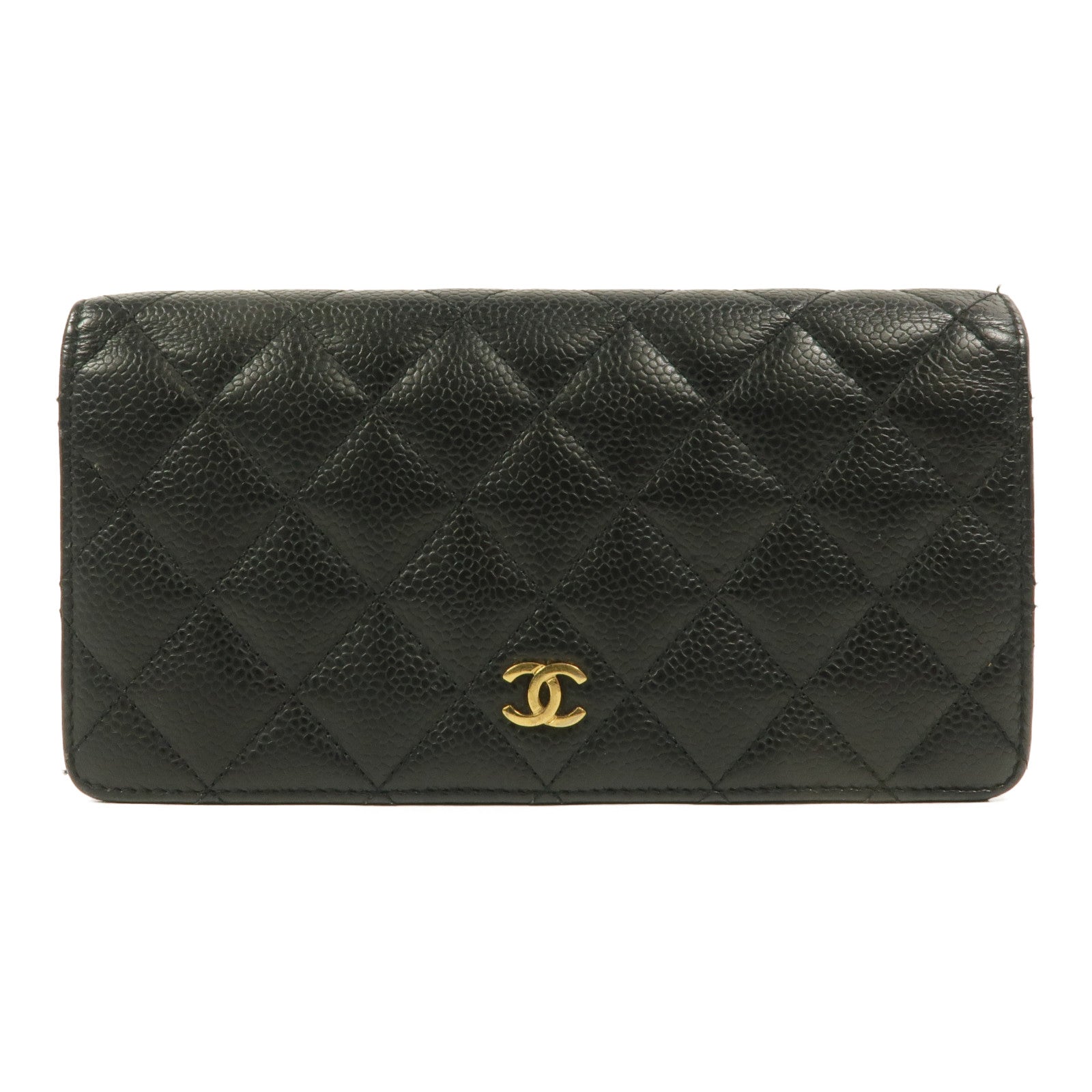 CHANEL 牛皮皮革Classic Long Flap Wallet長錢包