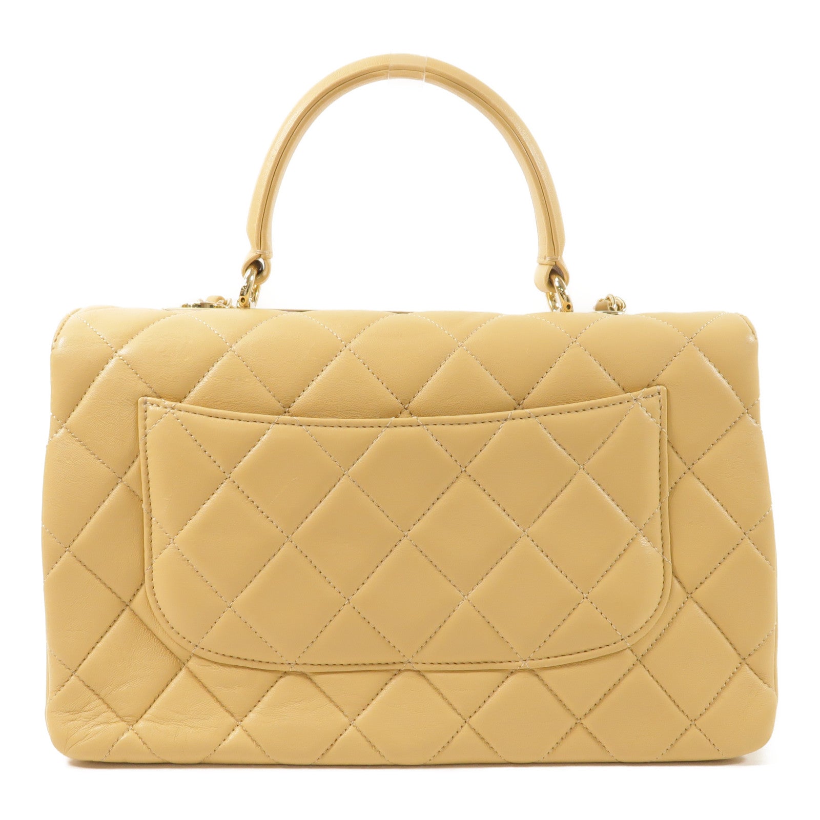 CHANEL 羊皮皮革Trendy CC Bag金扣手挽肩背兩用袋