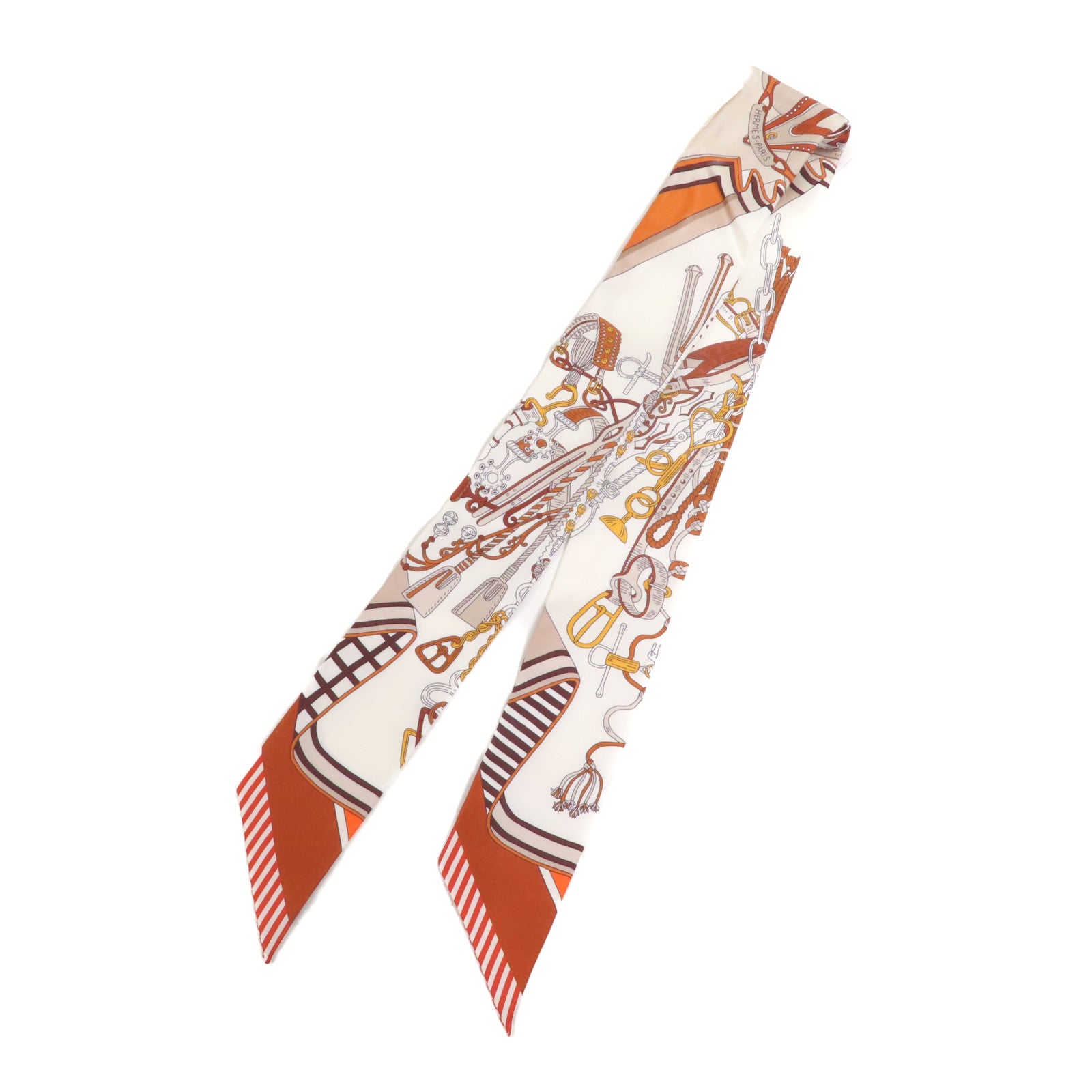 HERMES 絲質Twilly絲巾