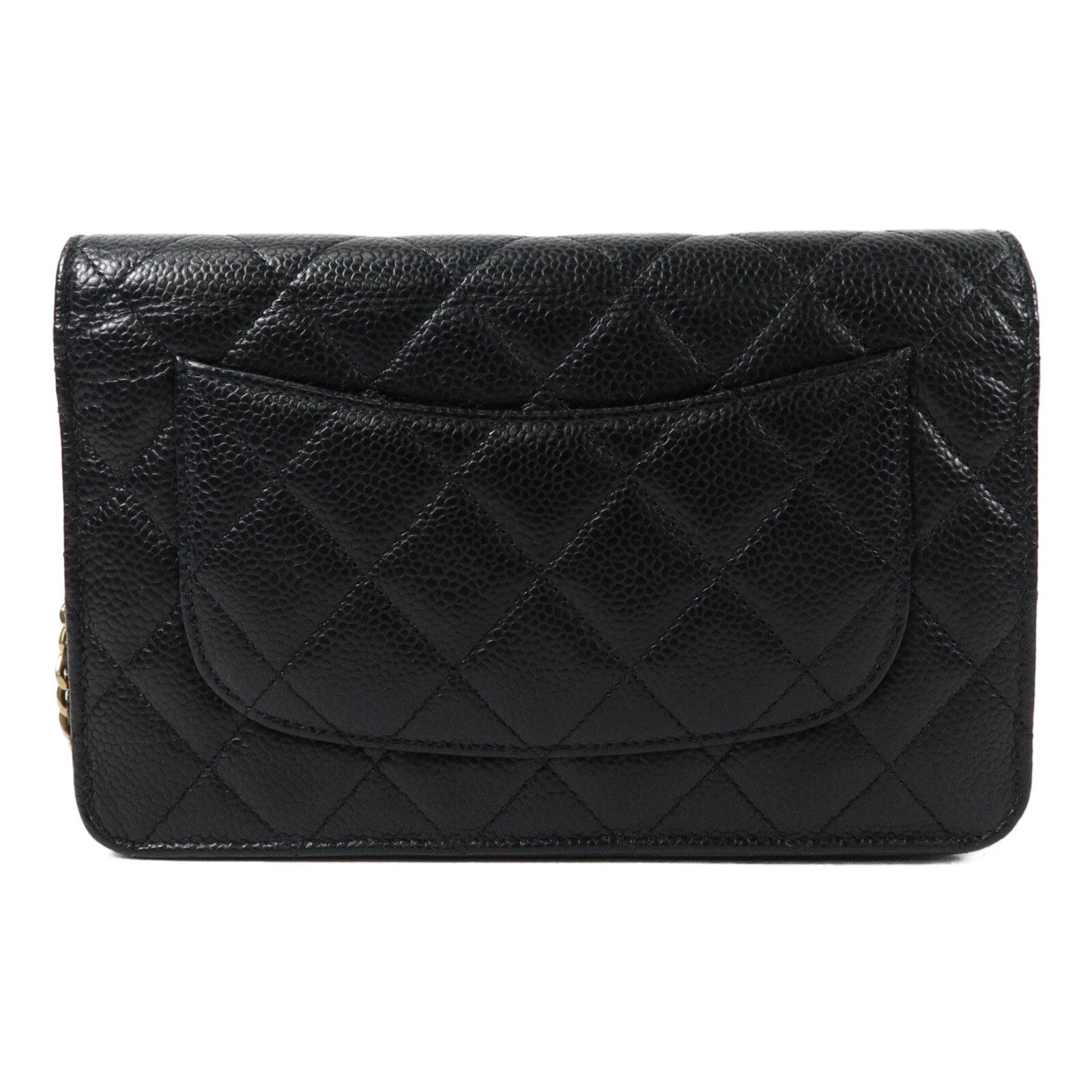 CHANEL 牛皮皮革WOC Wallet On Chain鏈帶肩背袋