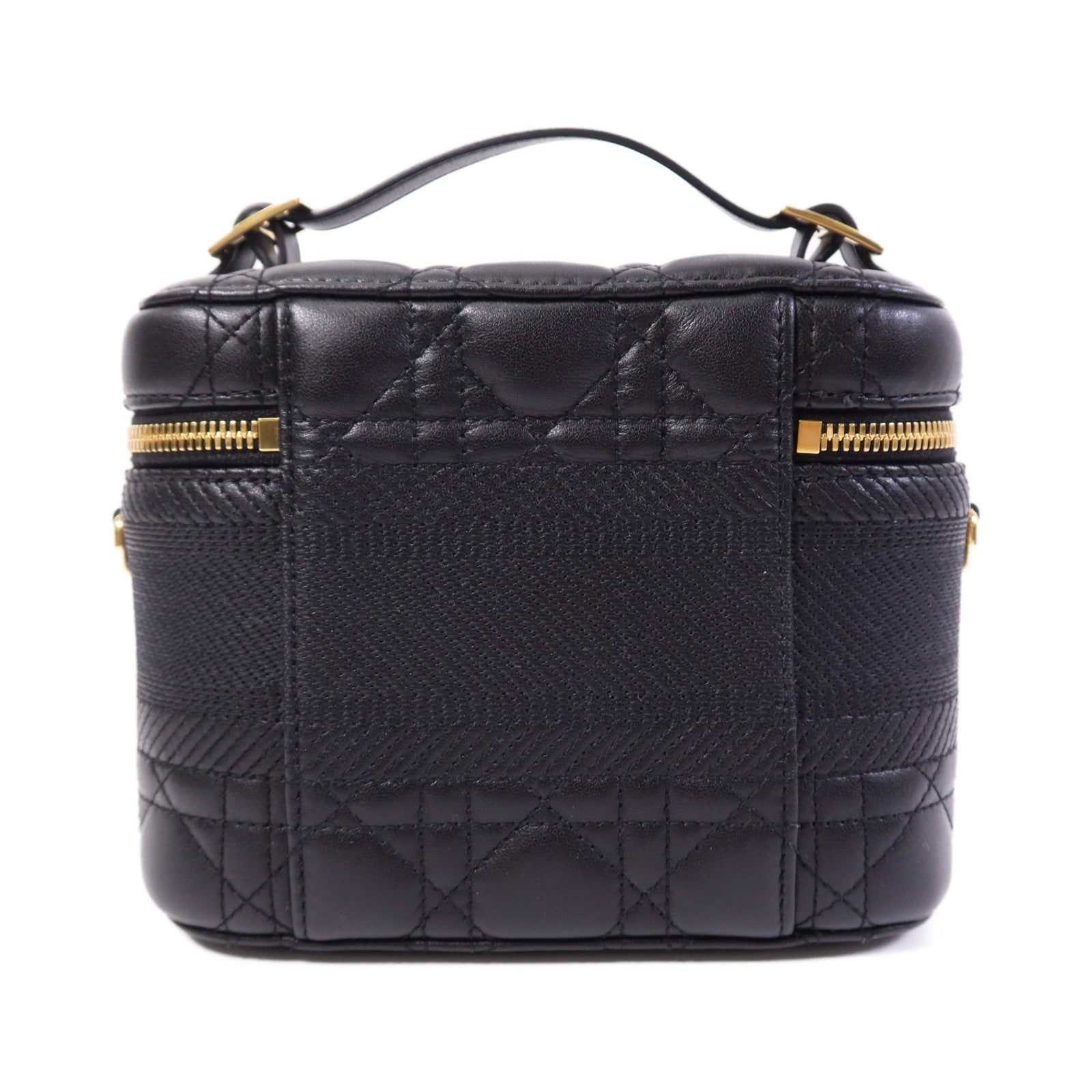 Dior 牛皮皮革Travel Vanity金扣手挽肩背兩用袋