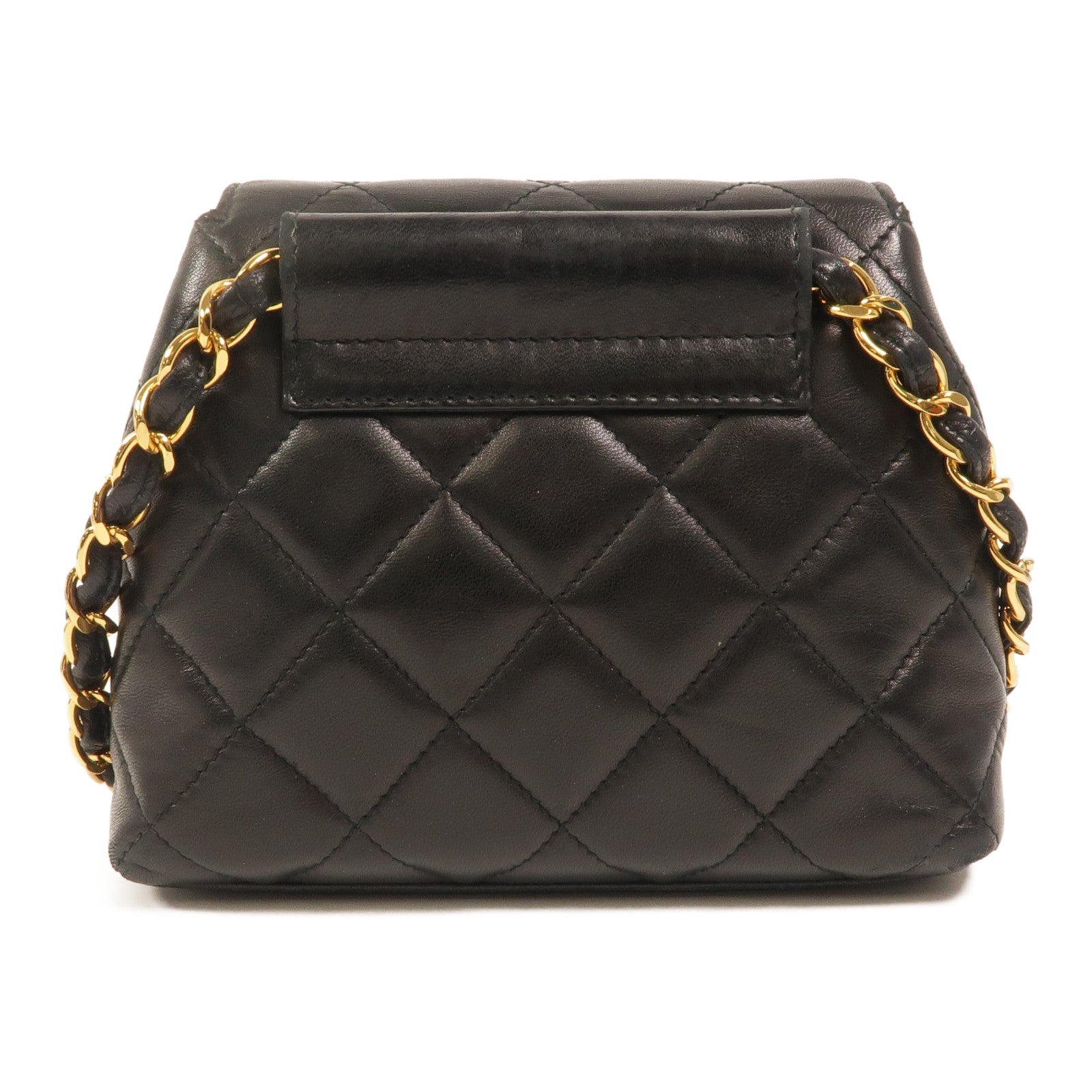 CHANEL 羊皮皮革Waist Bag鏈帶腰包