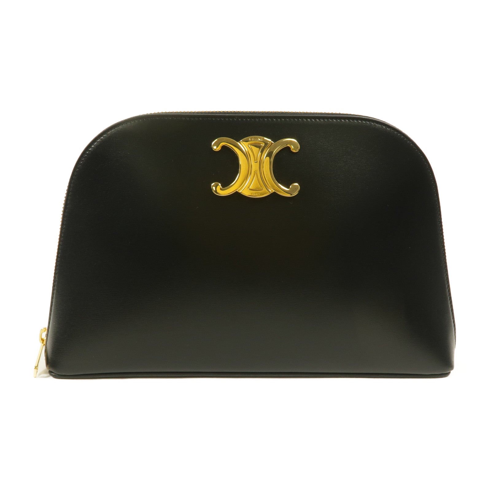 CELINE 牛皮皮革Triomphe Pouch手拿包