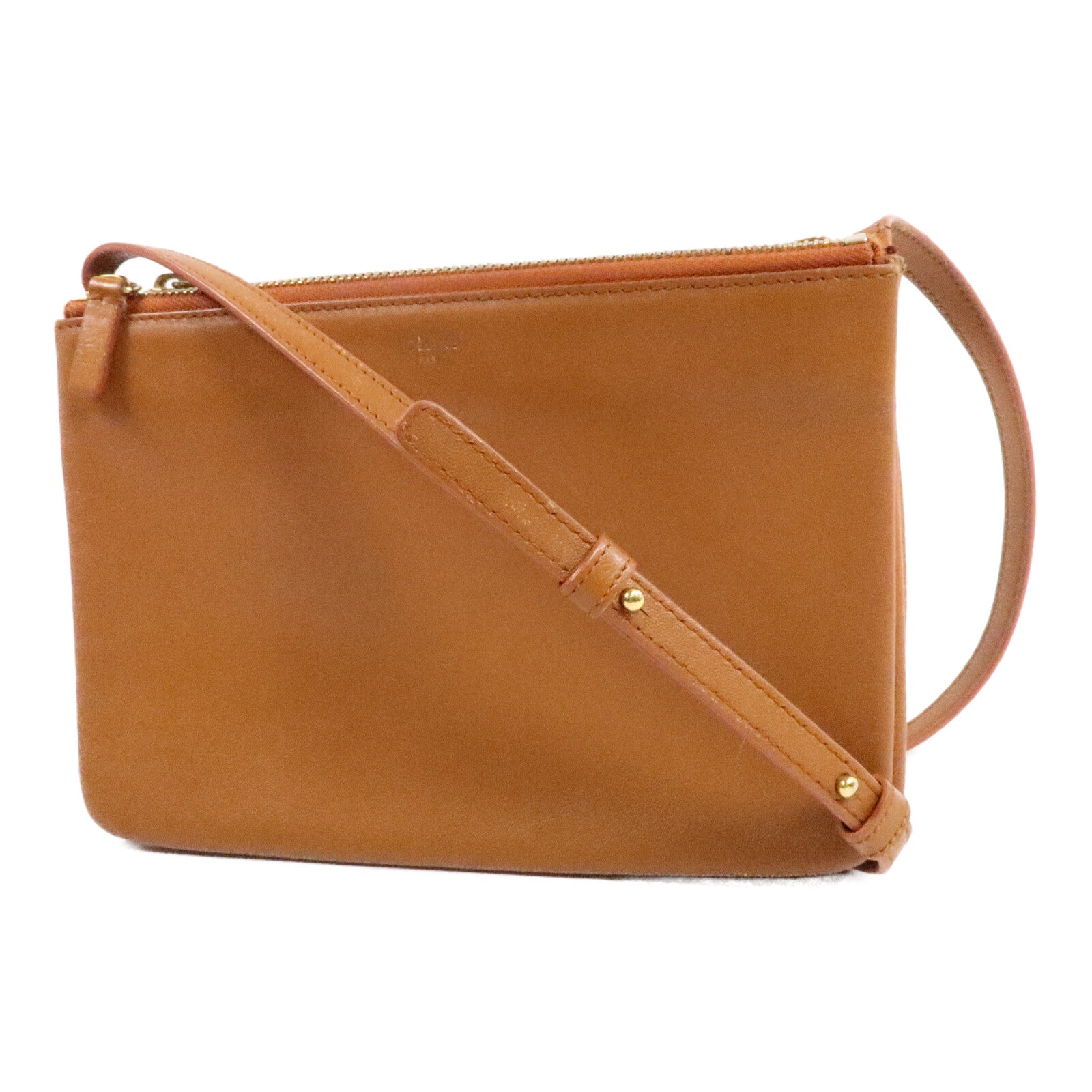 CELINE 牛皮皮革Trio Small肩背袋