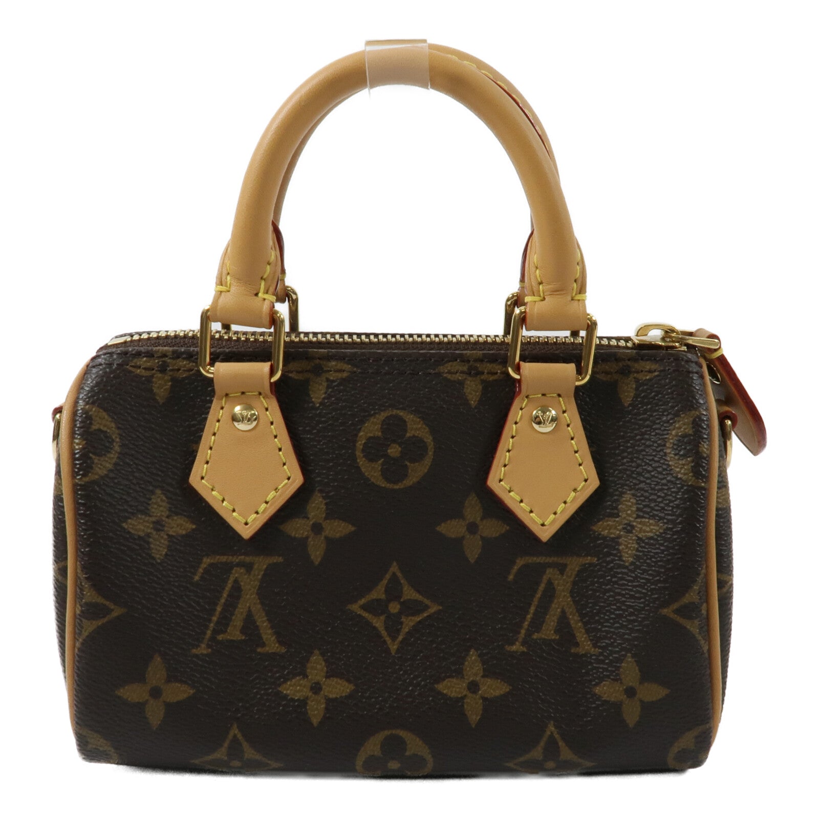 LOUIS VUITTON Monogram Nano Speedy手挽肩背兩用袋