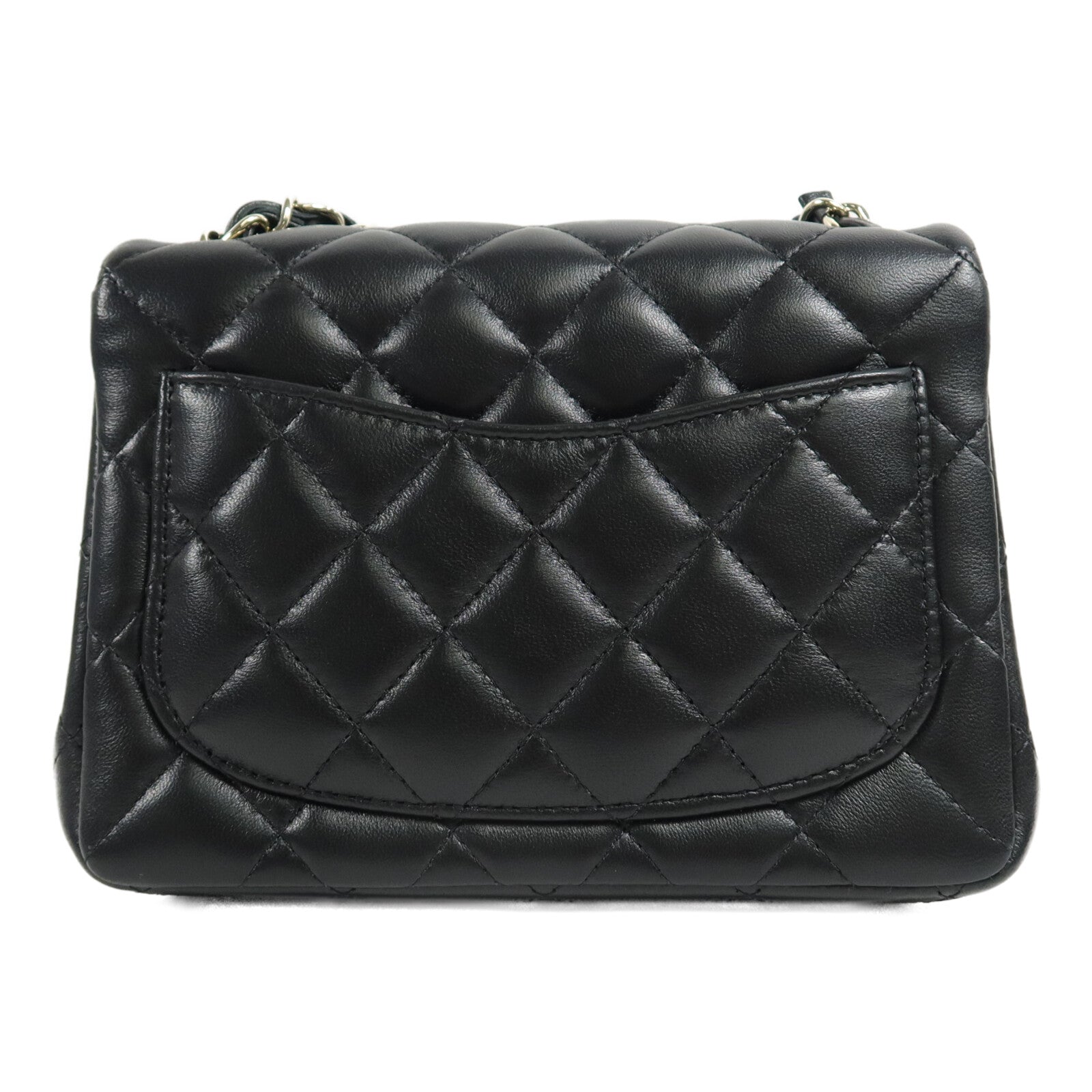 CHANEL 羊皮皮革Mini Classic 17鏈帶肩背袋