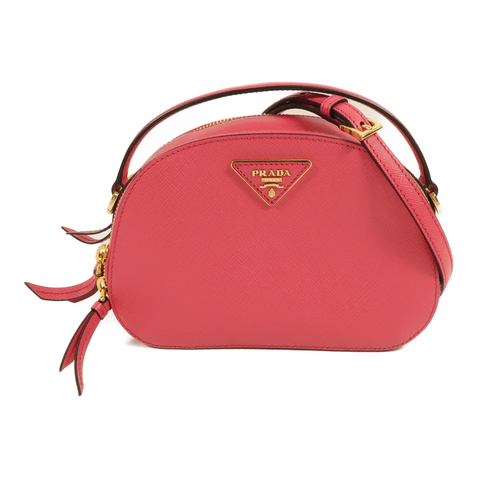 PRADA Saffiano皮革Odette手挽肩背兩用袋