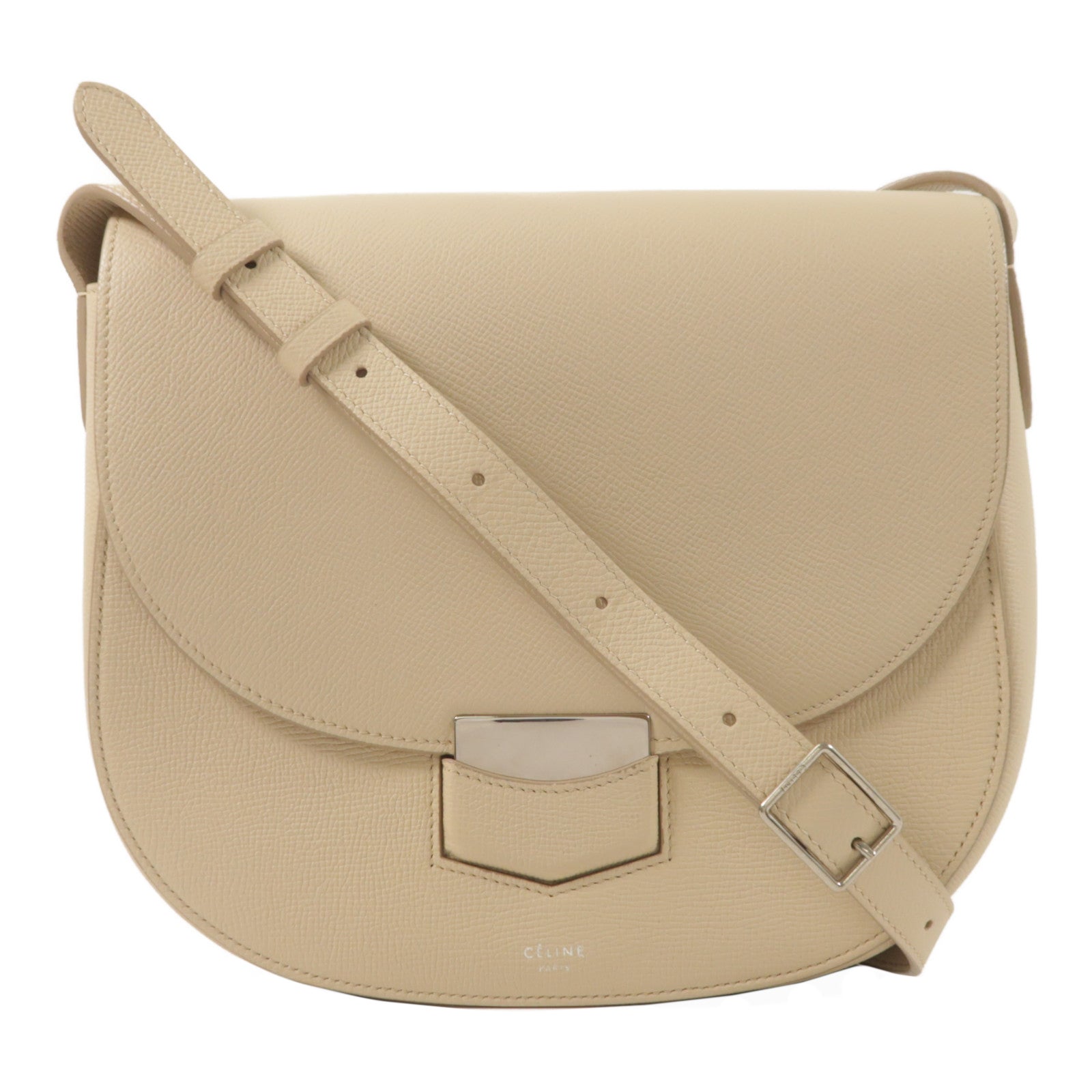 CELINE 牛皮皮革Trotteur肩背袋