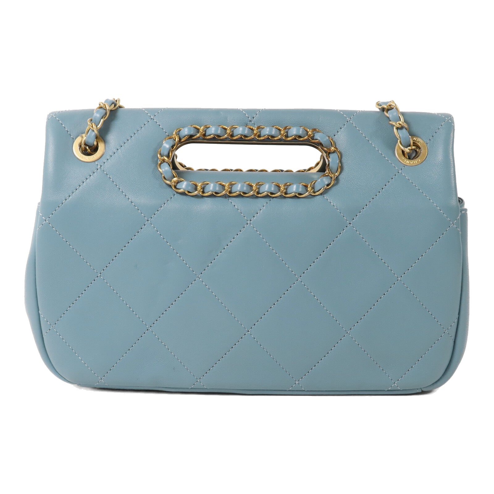 CHANEL 牛皮皮革Shoulder Bag鏈帶手挽肩背兩用袋