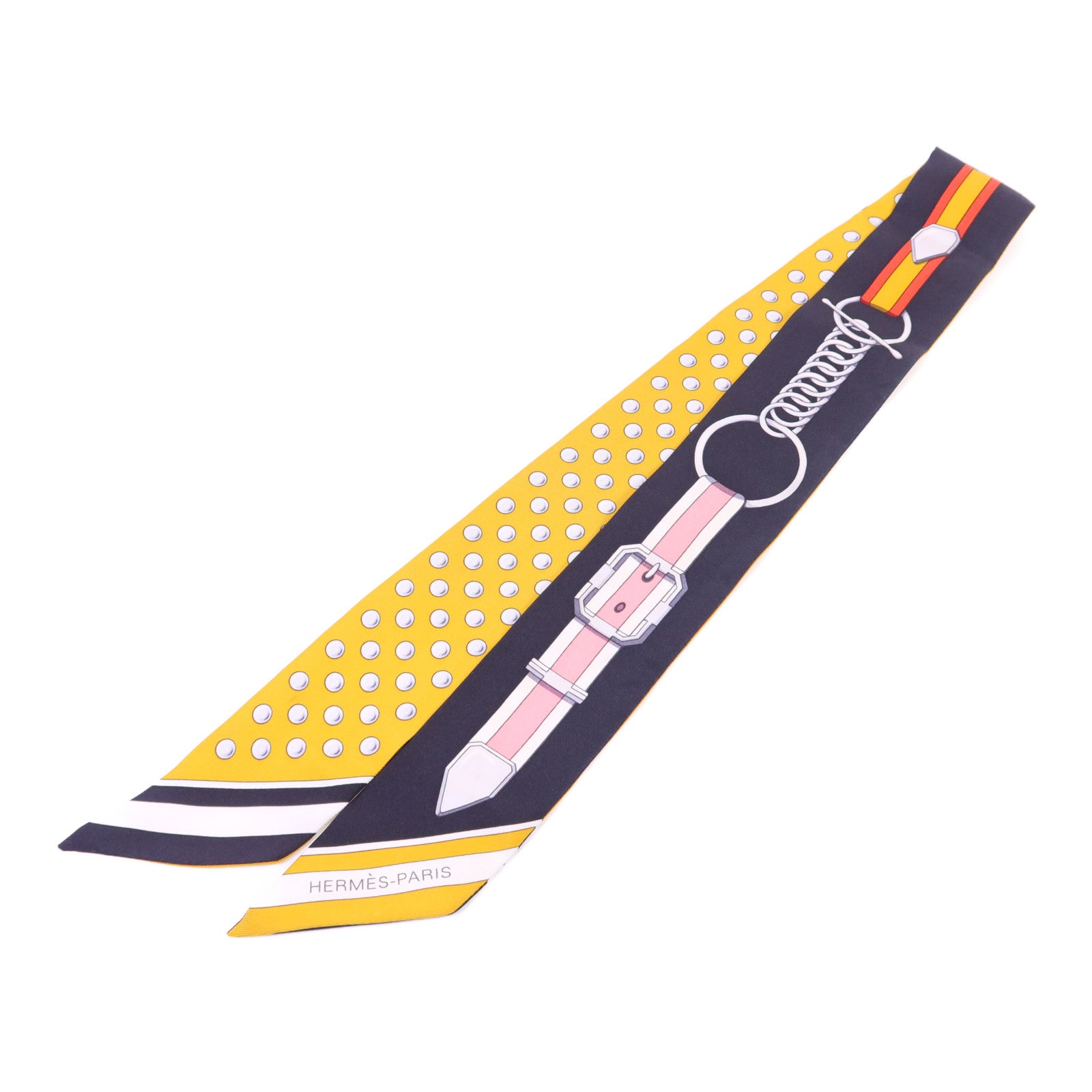 HERMES 絲質Twilly絲巾