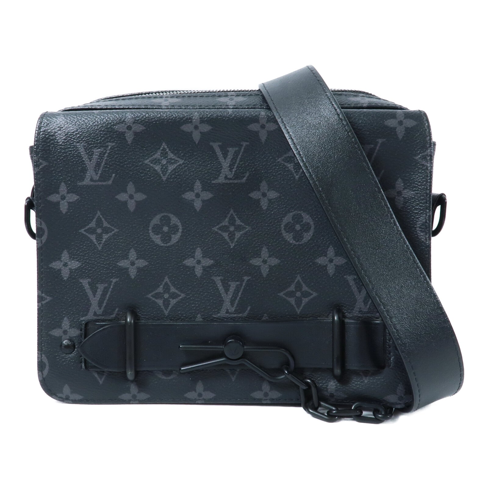LOUIS VUITTON Monogram Eclipse Steamer肩背袋