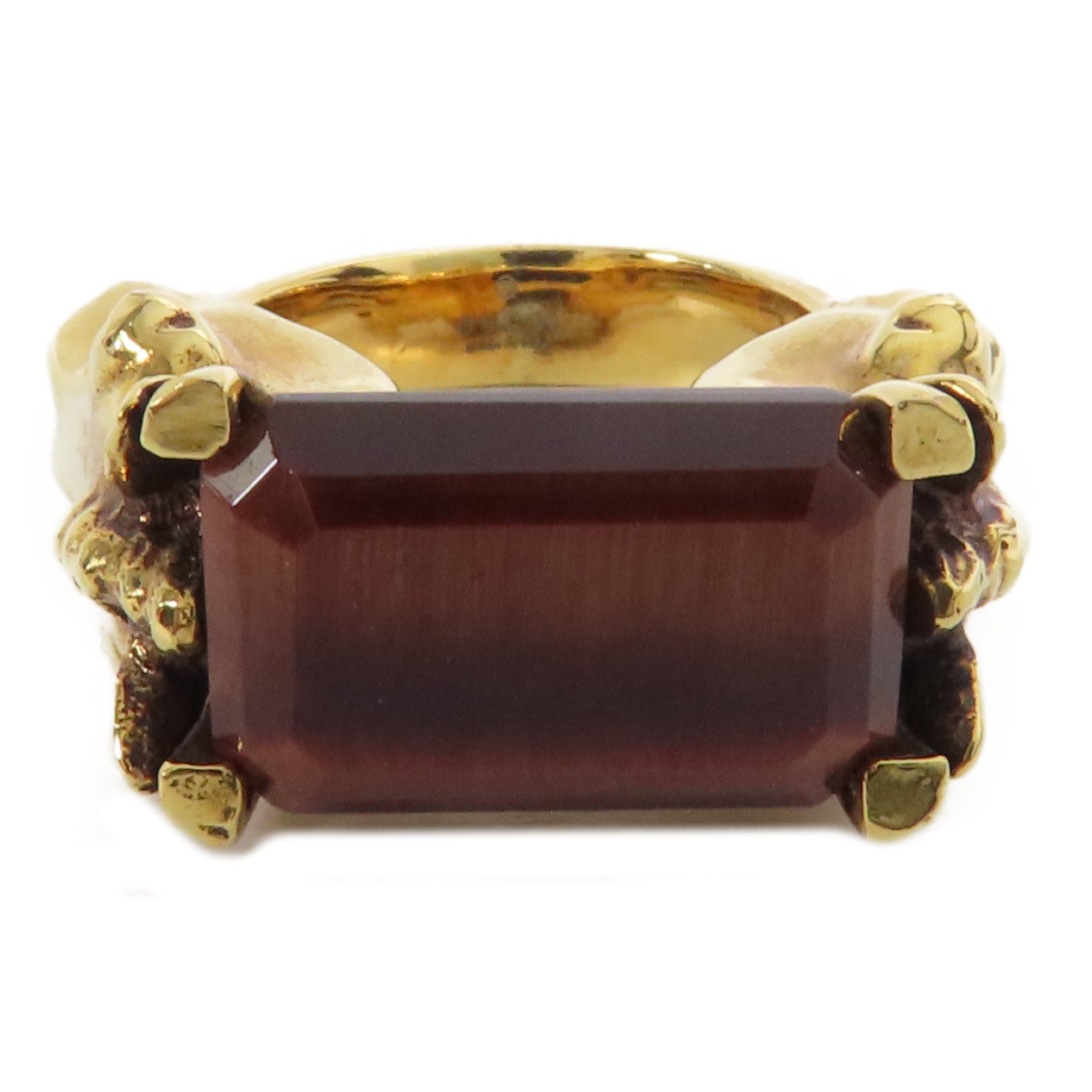 GUCCI 【萬聖節商品】金屬Tiger's Eye Ring戒指US#5.25