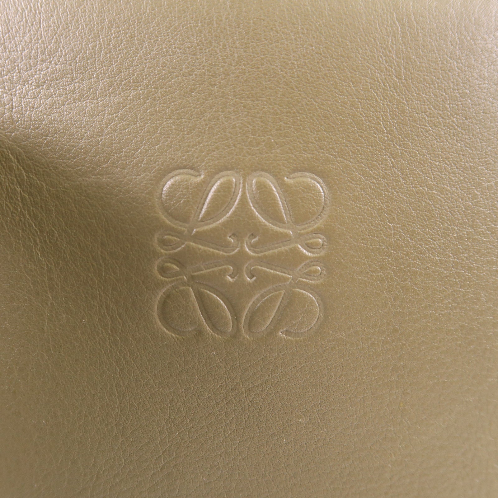 LOEWE 牛皮皮革Buckle Horizontal銀扣肩背袋