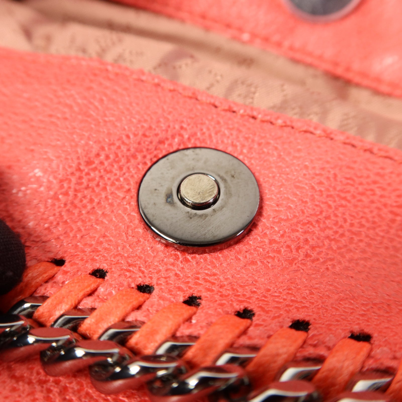 Stella McCartney 布料Falabella Zip Clutch銀扣手拿包