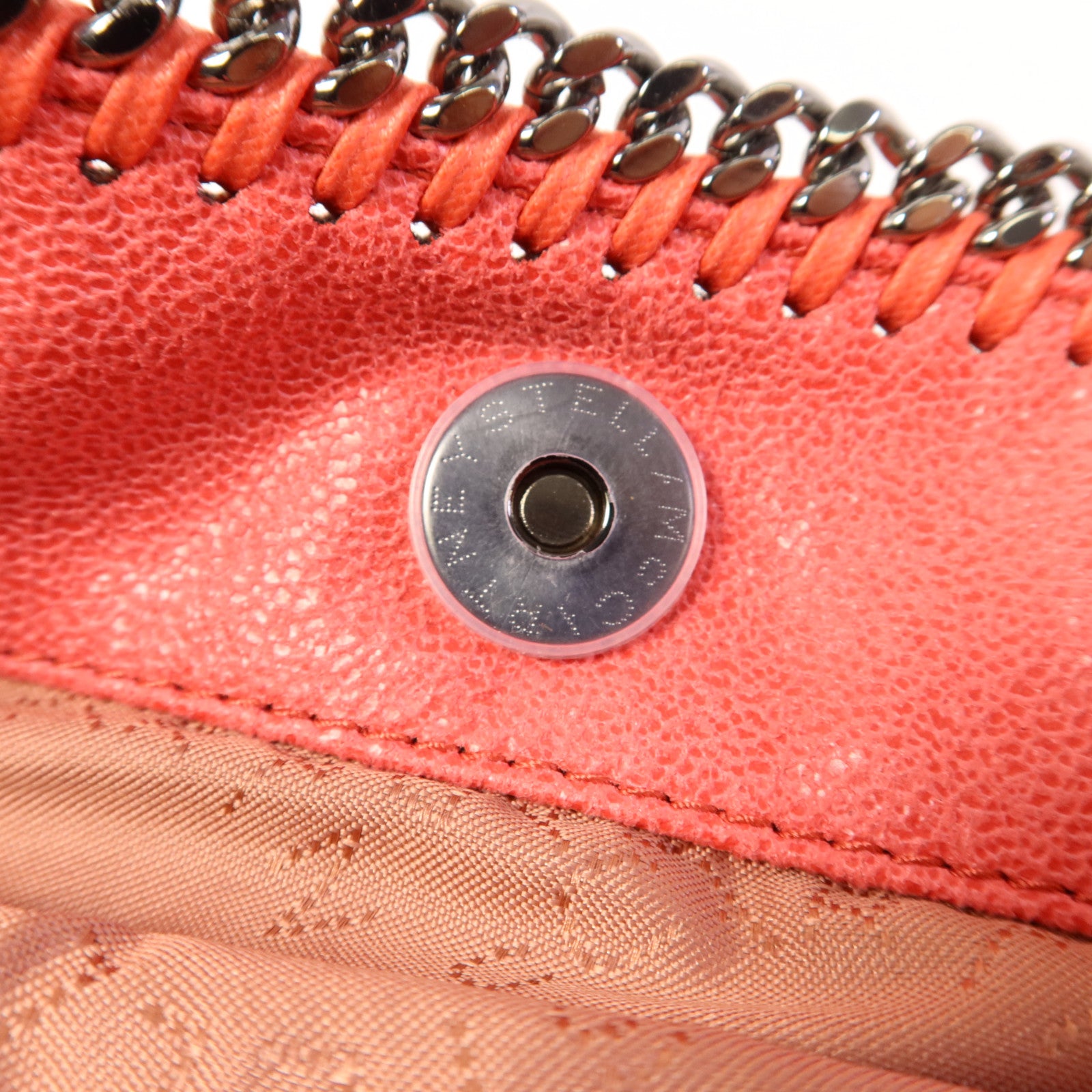 Stella McCartney 布料Falabella Zip Clutch銀扣手拿包