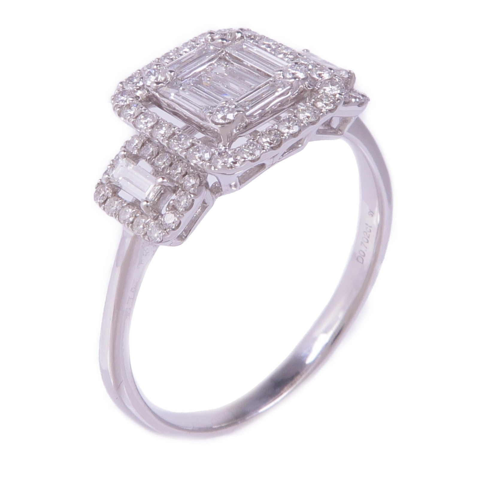 JEWELRY 18K白金Diamond Ring鑽石戒指US#9.25