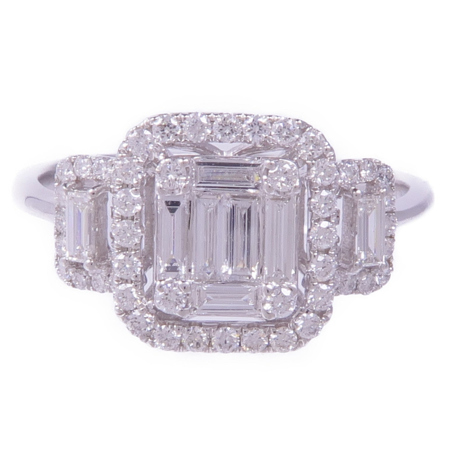 JEWELRY 18K白金Diamond Ring鑽石戒指US#9.25