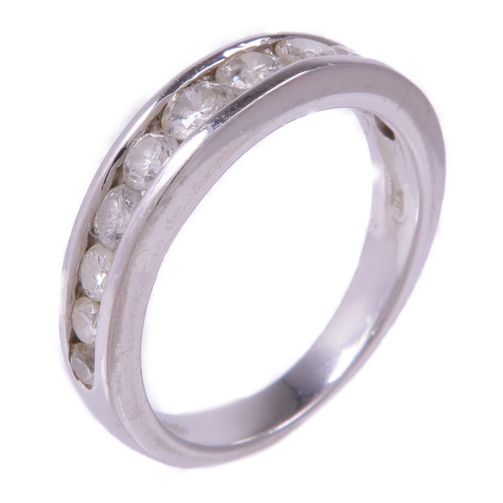 JEWELRY 【激減優惠】18K白金Diamond Ring鑽石戒指US#4.5