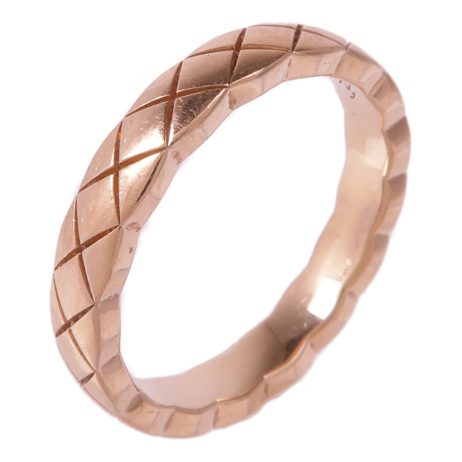 CHANEL 18K玫瑰金Coco Crush戒指Chanel#48/US#4.25