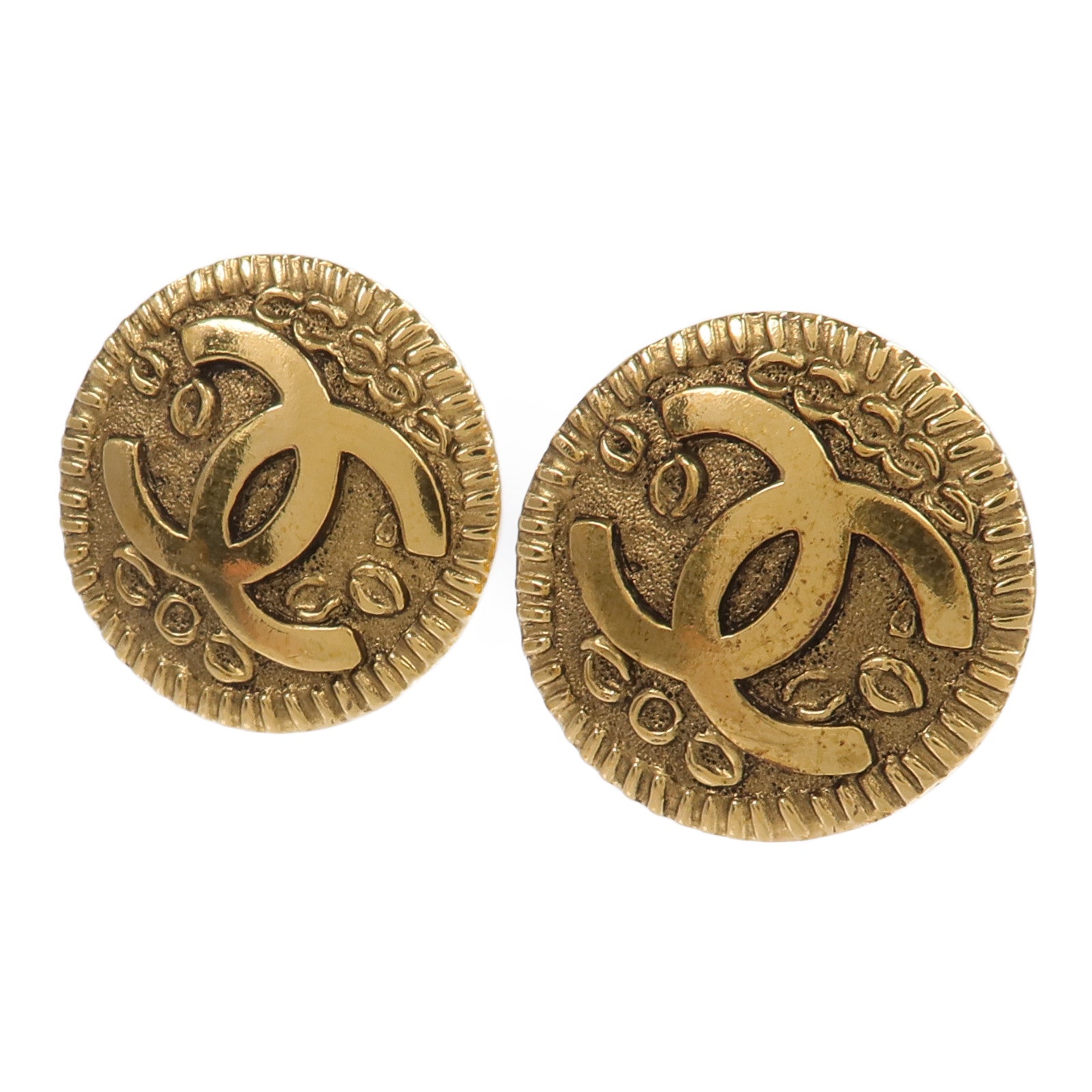 CHANEL 金屬Vintage Clip-On Earrings耳環