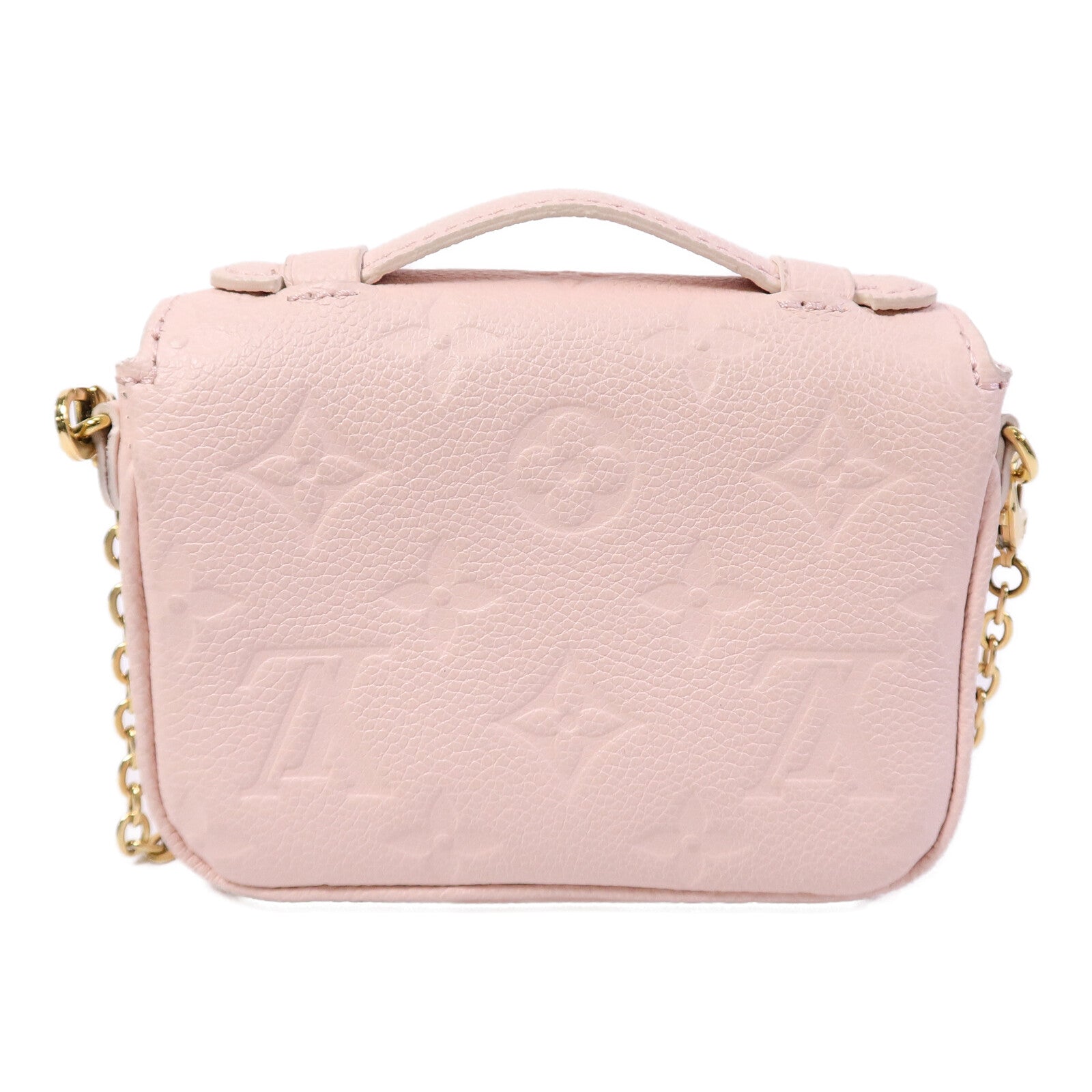 LOUIS VUITTON Monogram Empreinte Micro Metis鏈帶肩背袋