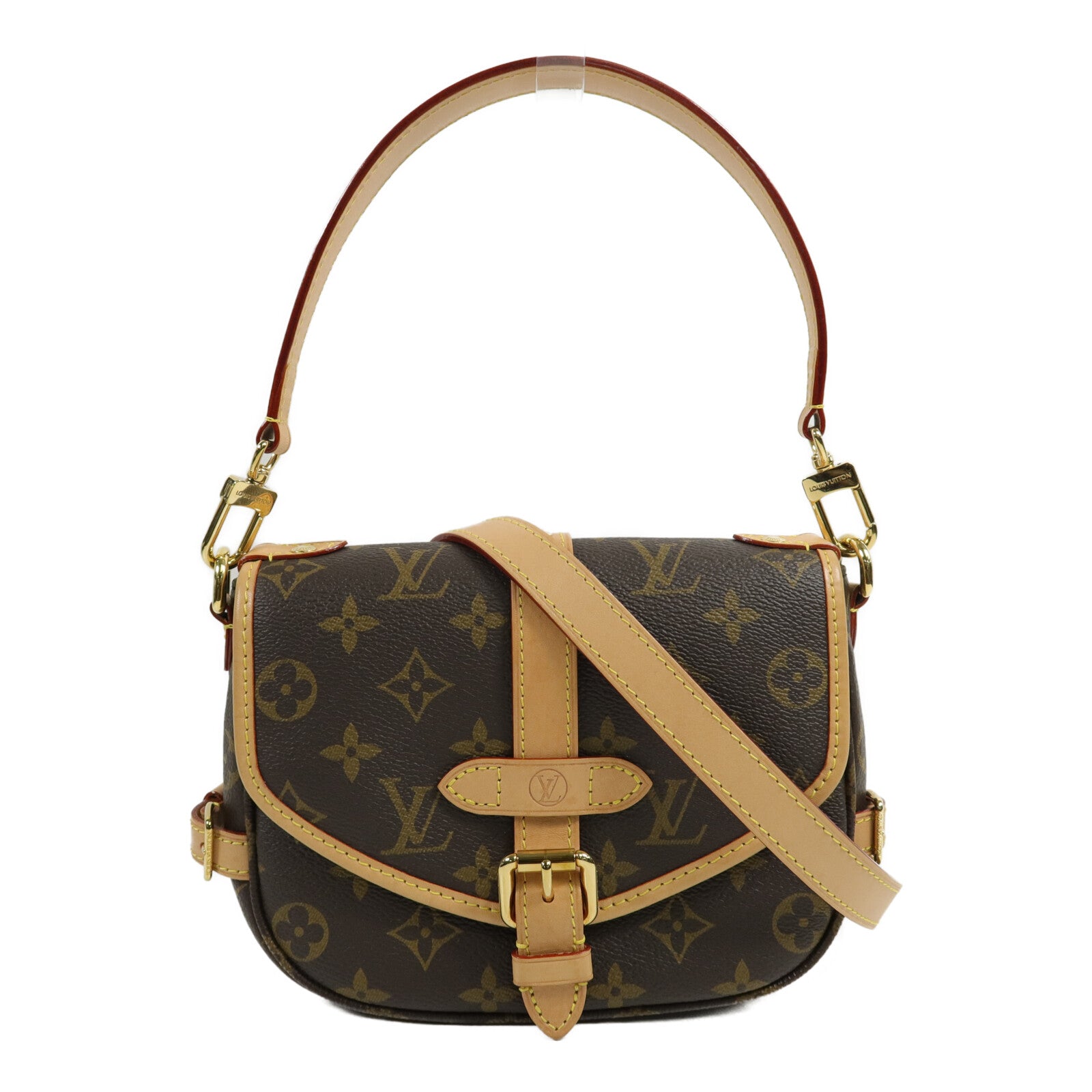 LOUIS VUITTON Monogram Saumur BB手挽肩背兩用袋