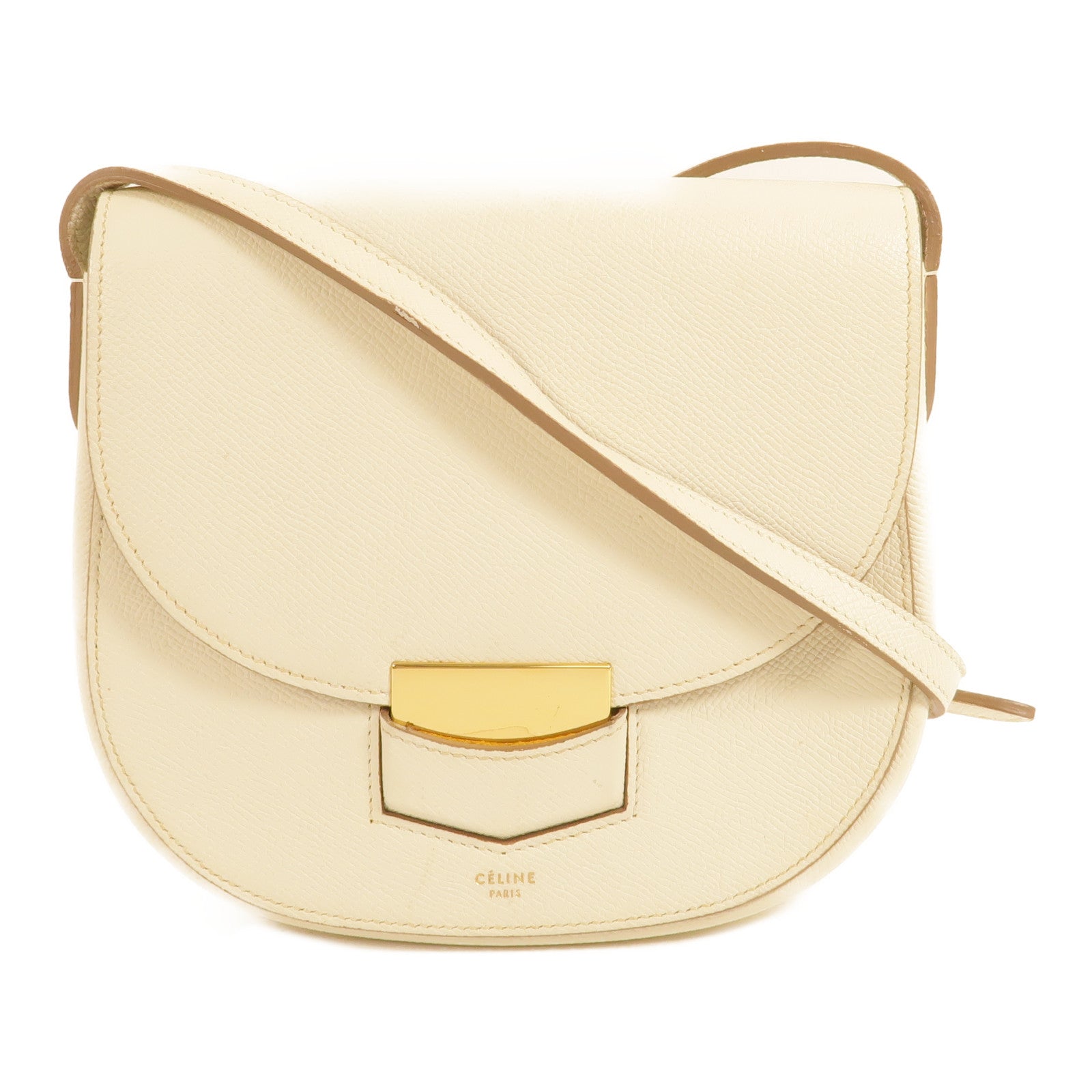 CELINE 牛皮皮革Trotteur Small肩背袋