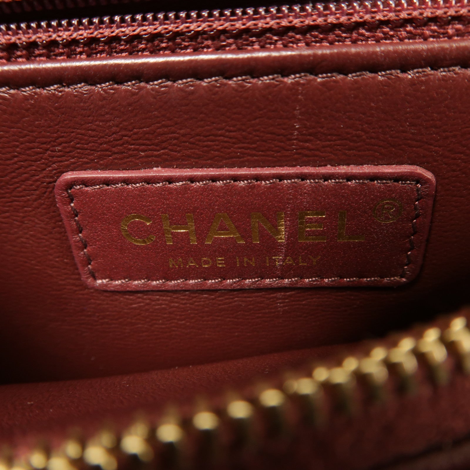 CHANEL 牛皮皮革Coco Handle Medium金扣鏈帶手挽肩背兩用袋