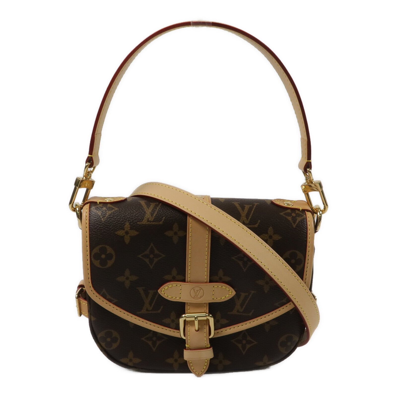 LOUIS VUITTON Monogram Saumur BB手挽肩背兩用袋