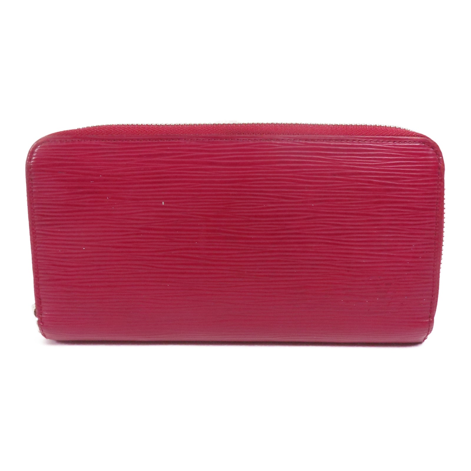 LOUIS VUITTON Epi Zippy銀扣長錢包