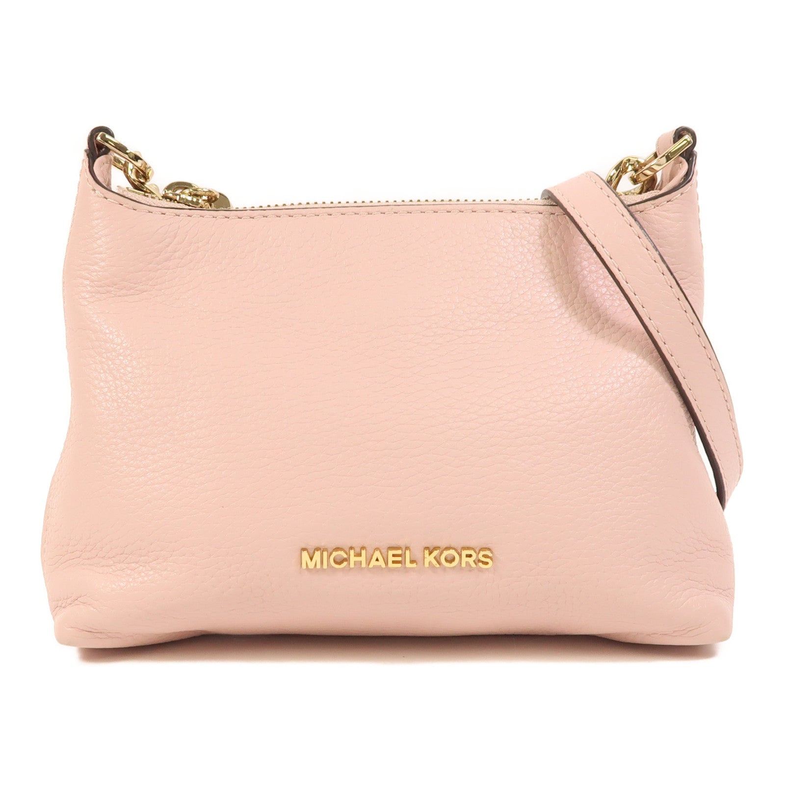 Michael Kors 牛皮皮革Shoulder Bag金扣肩背袋