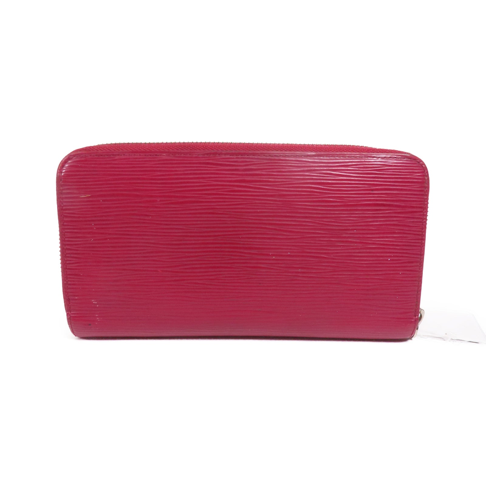 LOUIS VUITTON Epi Zippy銀扣長錢包