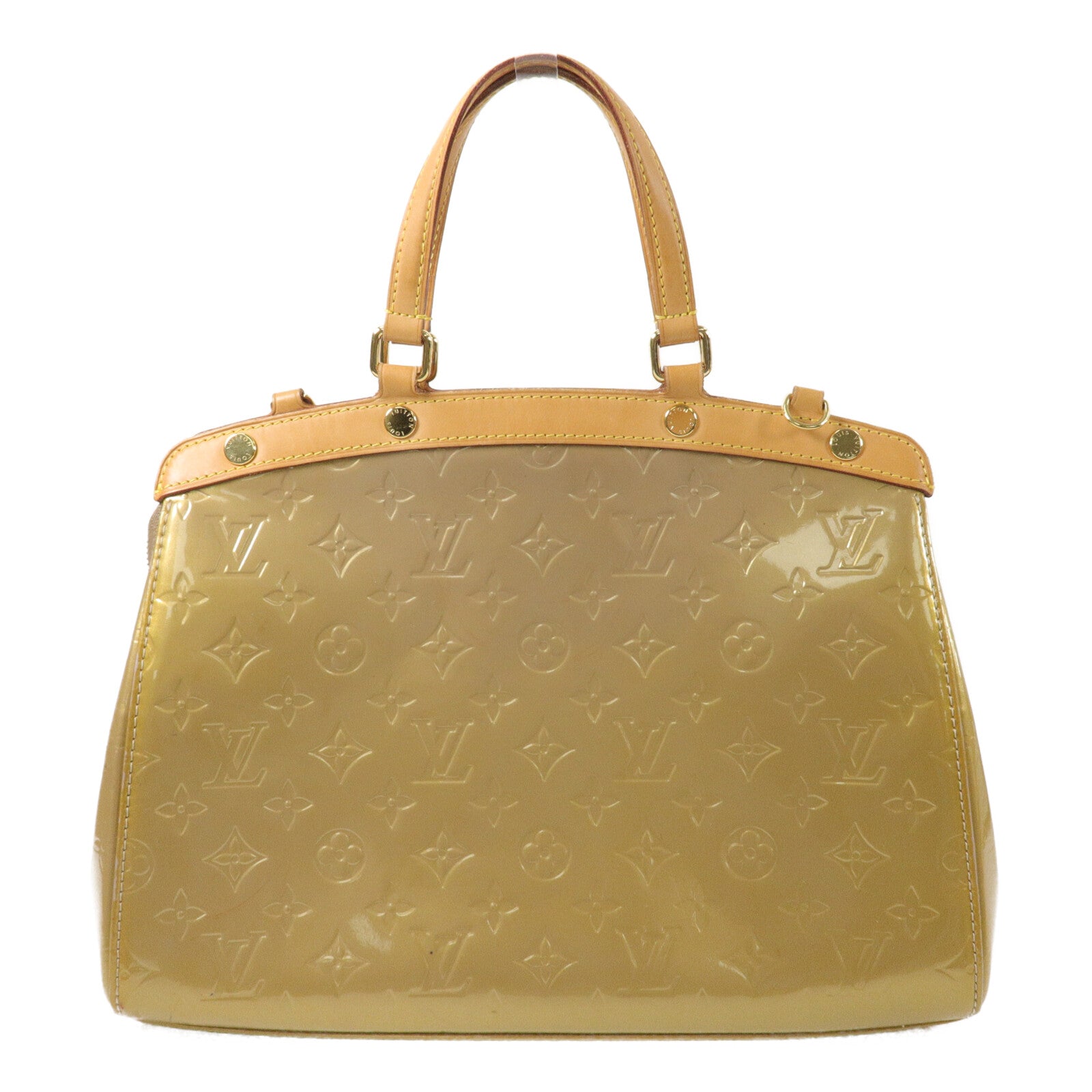 LOUIS VUITTON Monogram Vernis Brea MM手挽肩背兩用袋