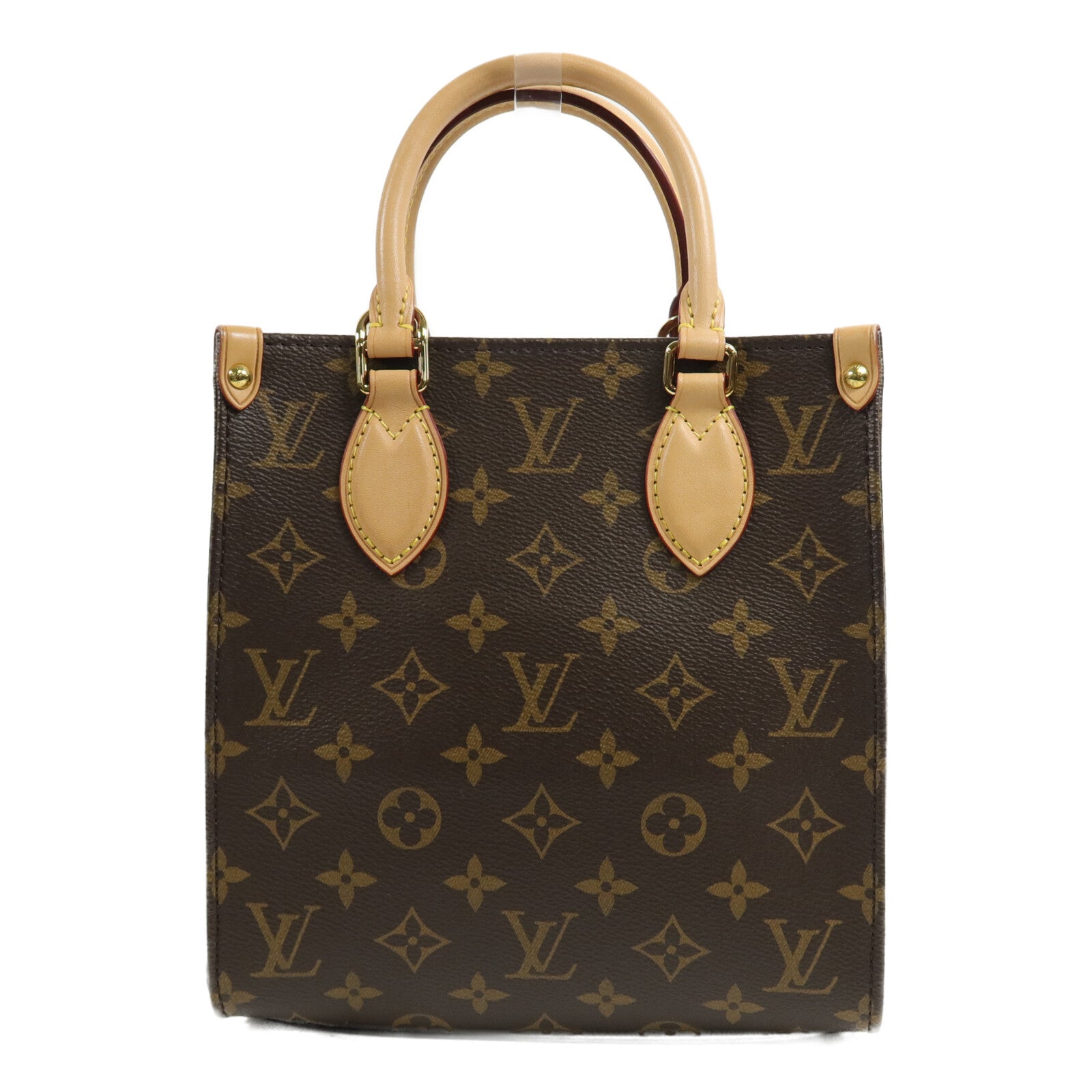 LOUIS VUITTON Monogram Sac Plat BB手挽肩背兩用袋