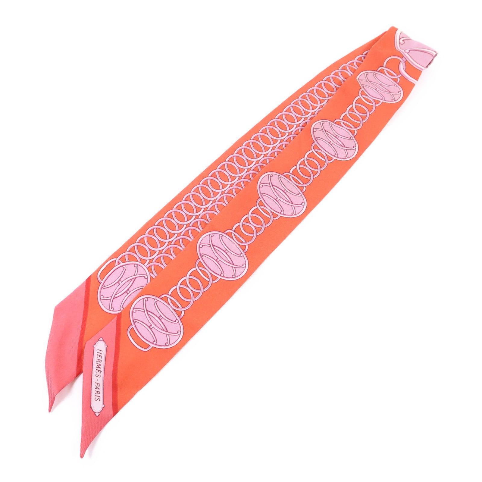 HERMES 絲質Twilly絲巾